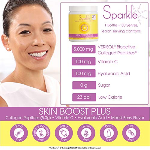 Foto 7 pulgar | Colágeno En Polvo Sparkle Skin Boost Plus, 50 Porciones, Cerveza Mixta - Venta Internacional.