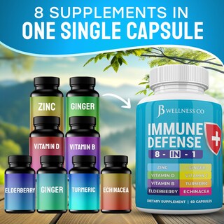 Foto 5 | Suplemento Jb Wellness Immune Support 8 en 1 Paquete de 2 - Venta Internacional