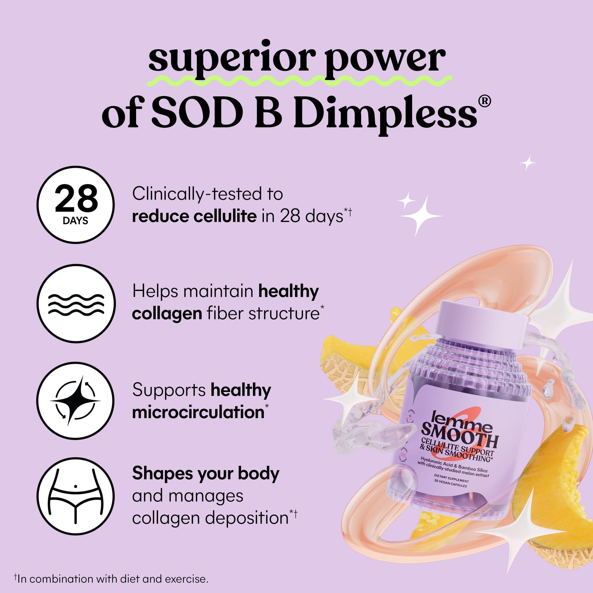 Foto 6 pulgar | Suplemento Lemme Smooth, Cápsulas Anticelulíticas, 30 Unidades, Para Mujeres - Venta Internacional.