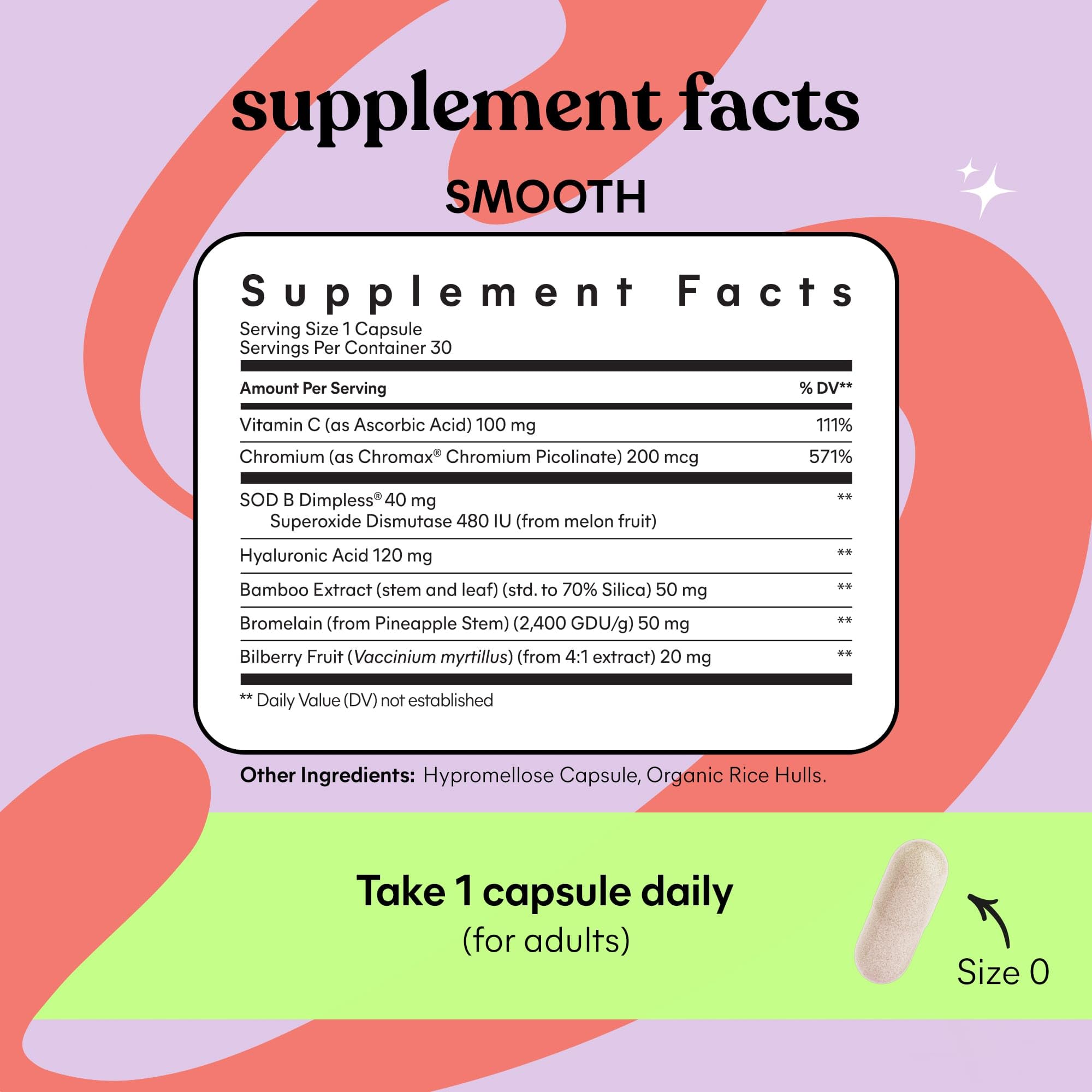 Foto 7 pulgar | Suplemento Lemme Smooth, Cápsulas Anticelulíticas, 30 Unidades, Para Mujeres - Venta Internacional.