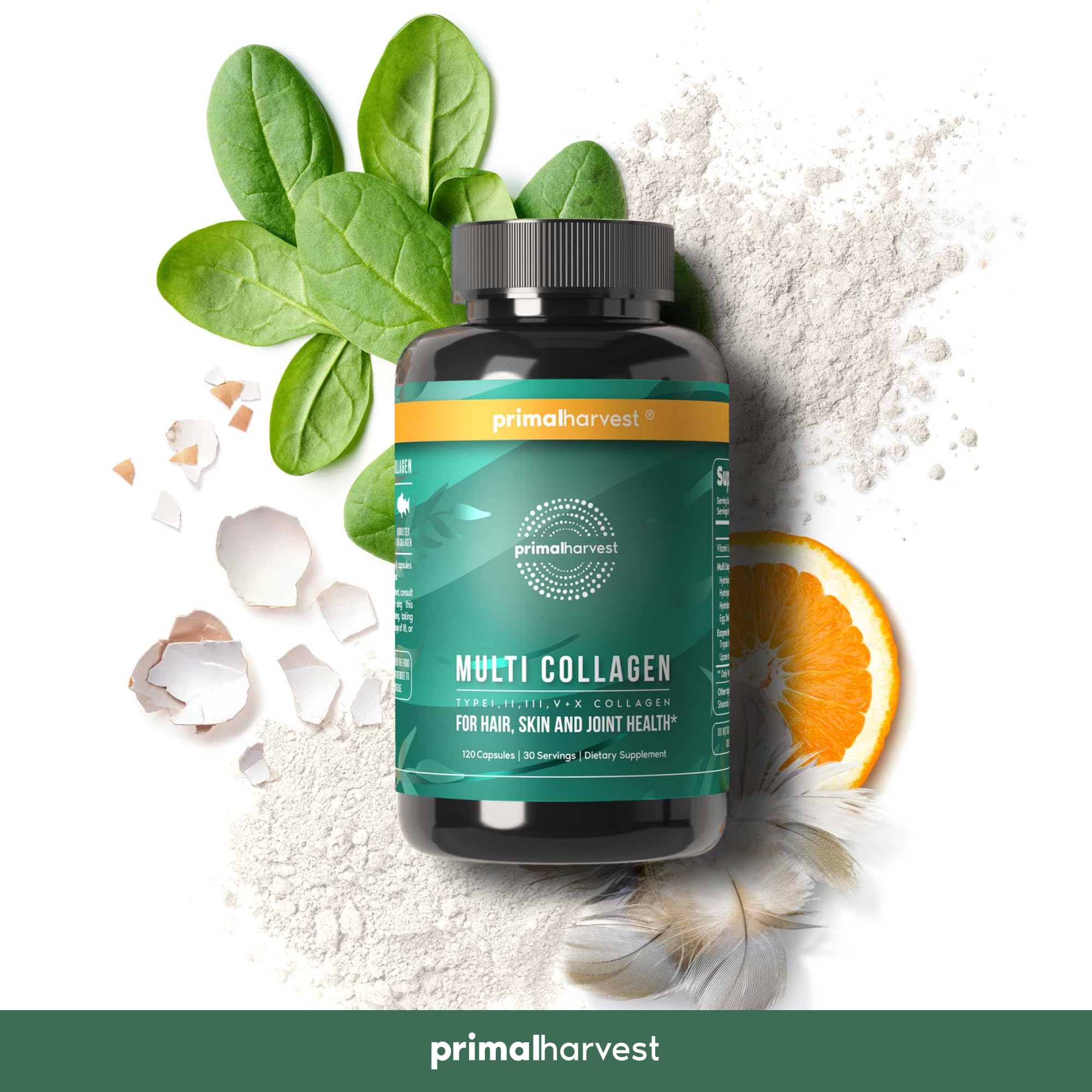 Foto 8 pulgar | Suplemento Primal Harvest Multi Collagen 120 Cápsulas - Venta Internacional