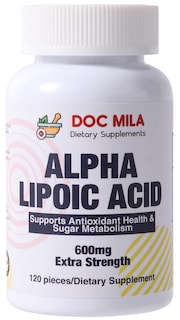 Foto 1 | Suplemento Doc Mila de Ácido Alfa Lipoico 600 Mg 120 Cápsulas - Venta Internacional