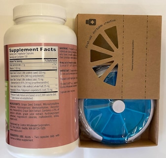 Foto 2 | Suplemento De Semillas De Uva Runature Con Resveratrol 30 Cápsulas - Venta Internacional.