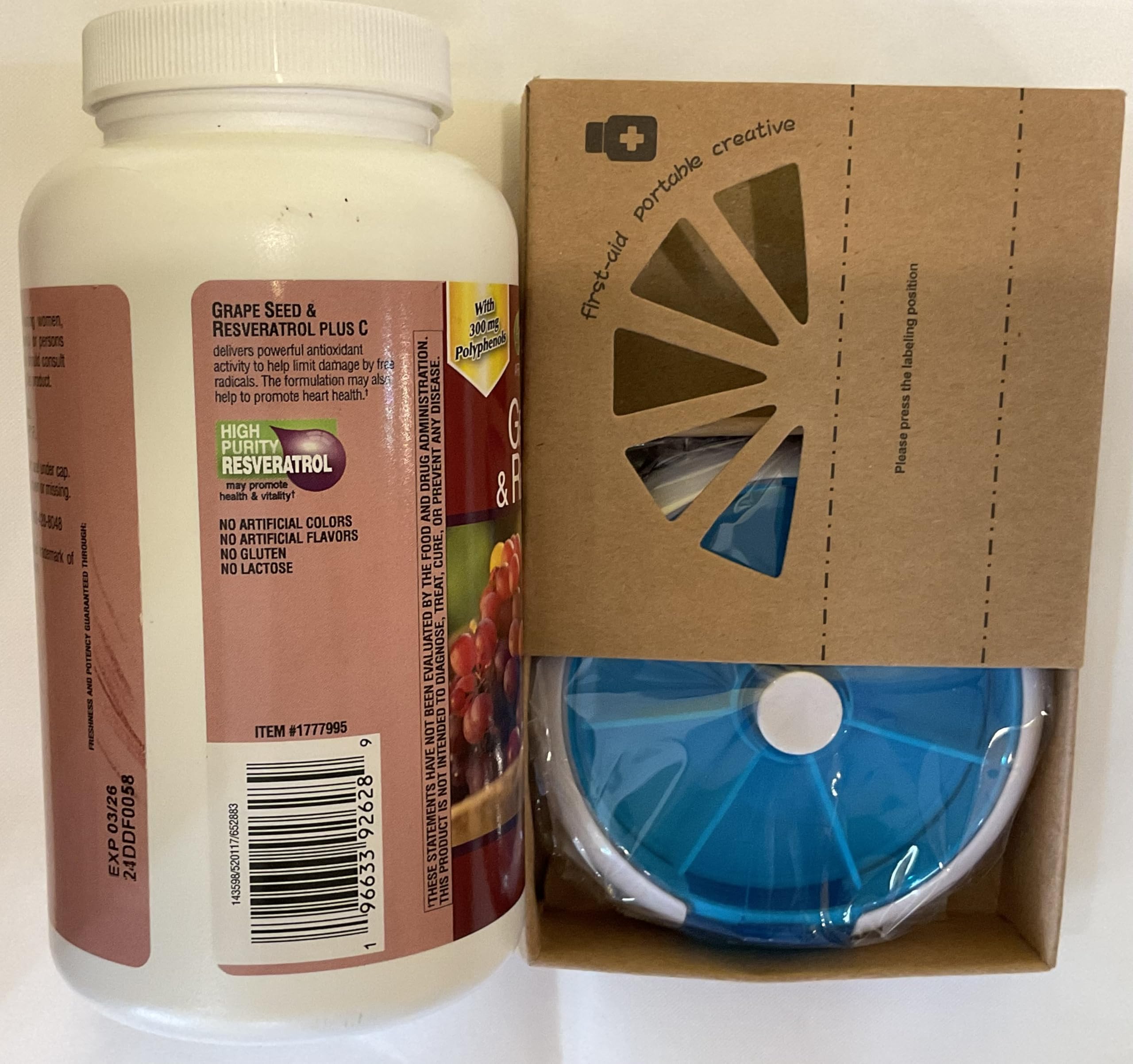Foto 4 pulgar | Suplemento De Semillas De Uva Runature Con Resveratrol 30 Cápsulas - Venta Internacional.