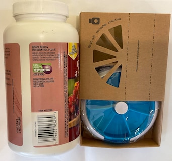 Foto 3 | Suplemento De Semillas De Uva Runature Con Resveratrol 30 Cápsulas - Venta Internacional.