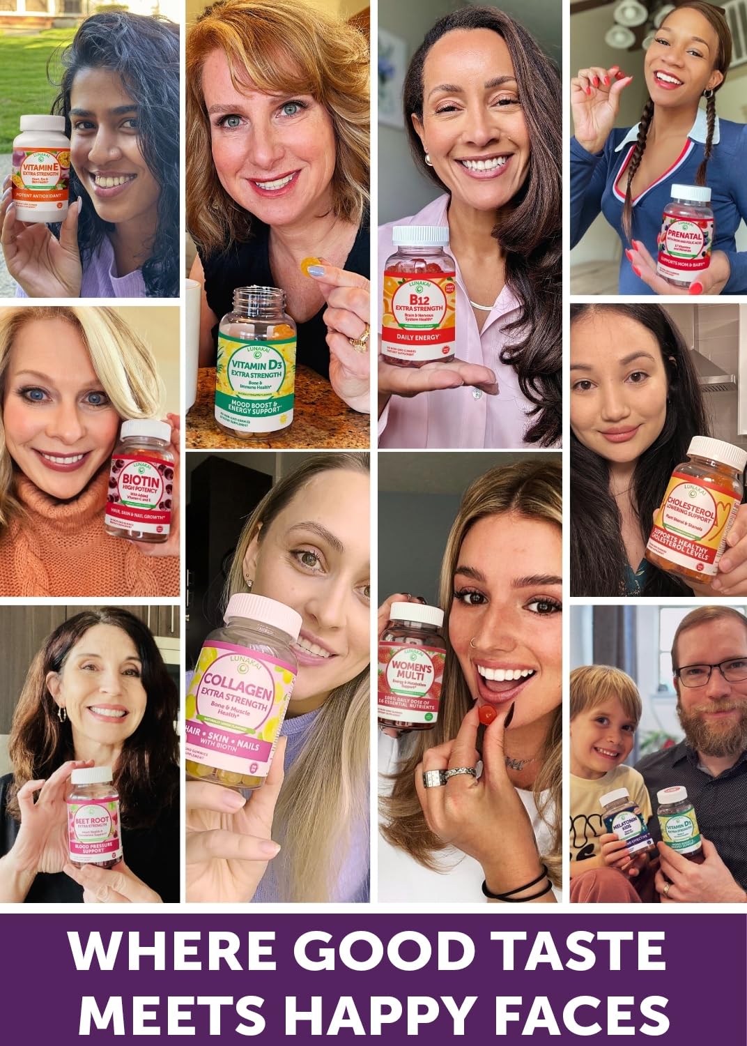 Foto 5 pulgar | Gomitas Multivitamínicas Lunakai 50 Plus Para Mujer, 60 Unidades - Venta Internacional.