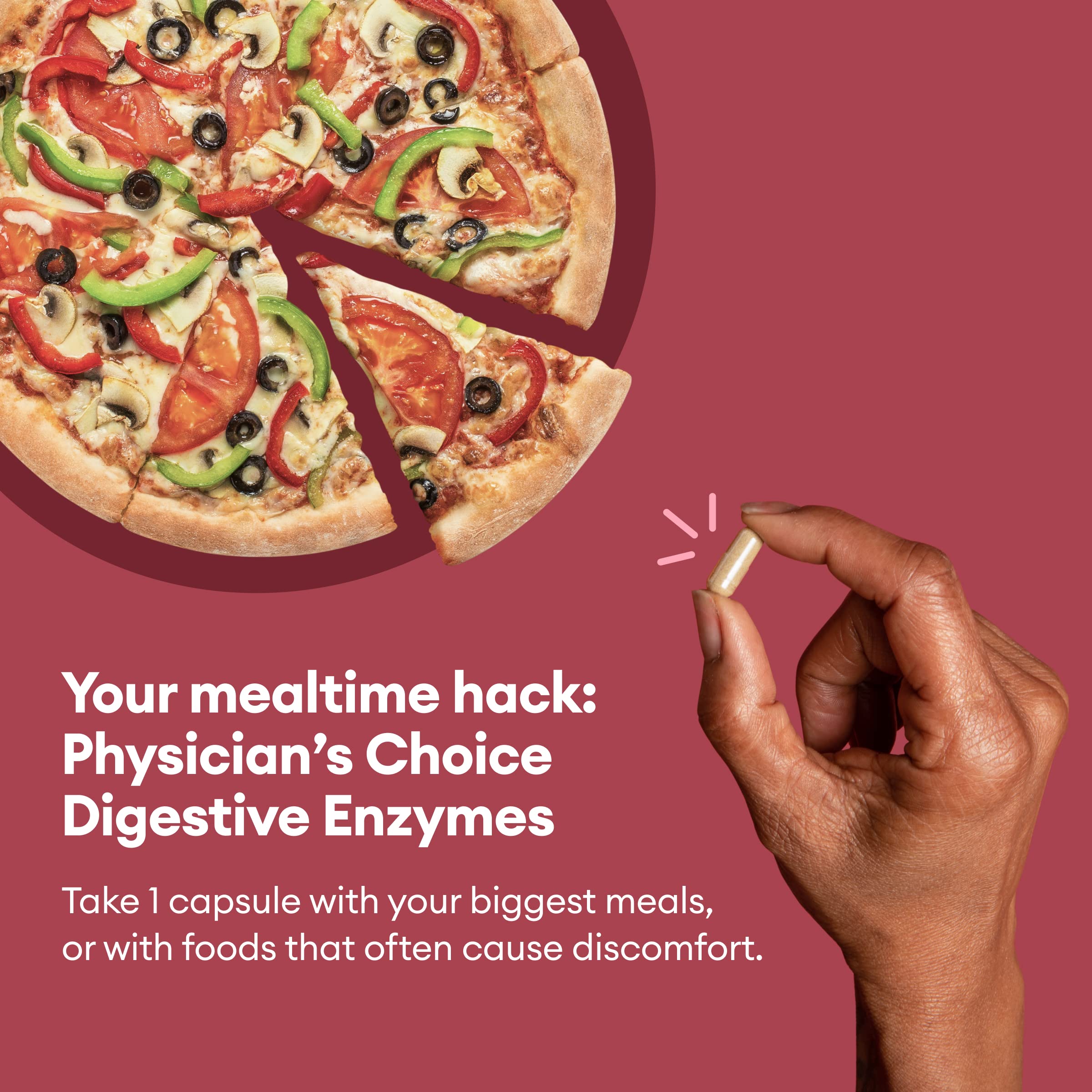 Foto 6 | Enzimas Digestivas Physician's Choice 30 Comprimidos - Venta Internacional.