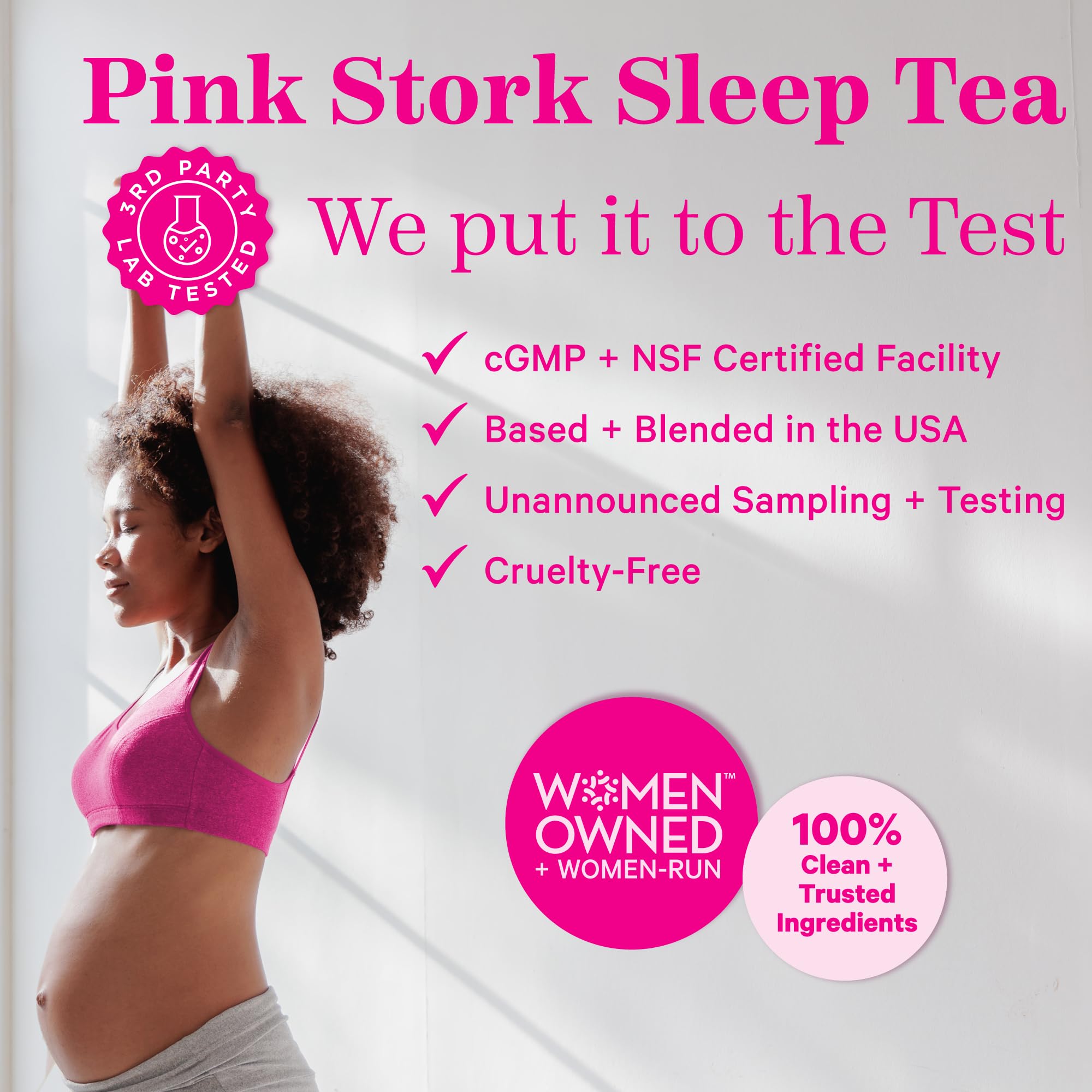 Foto 6 pulgar | Tea Pink Stork Sleep Organic Coco Lavanda 30 Tazas - Venta Internacional.