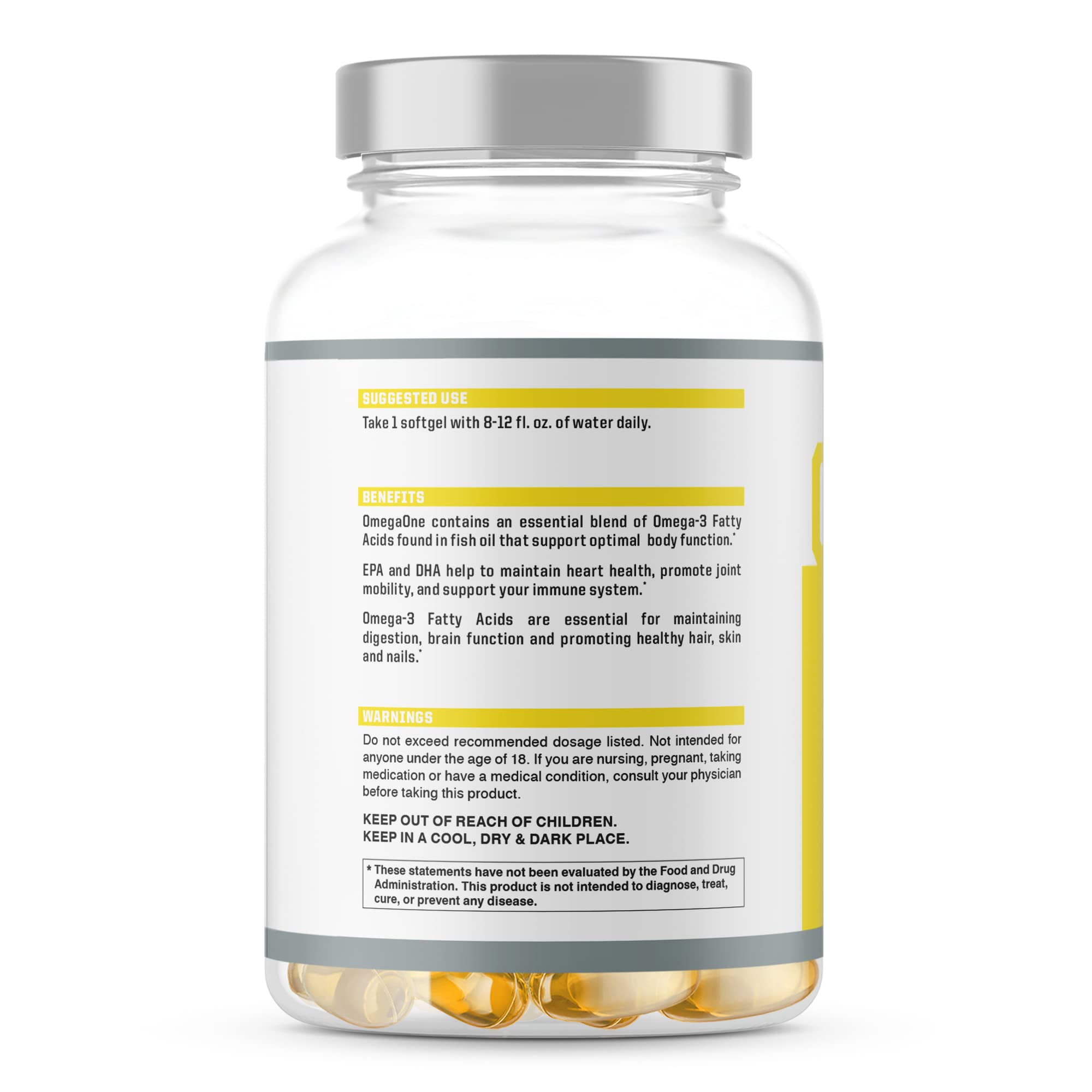 Foto 3 pulgar | Suplemento De Aceite De Pescado Omegaone Omegaone Omega-3 90 Píldoras - Venta Internacional.
