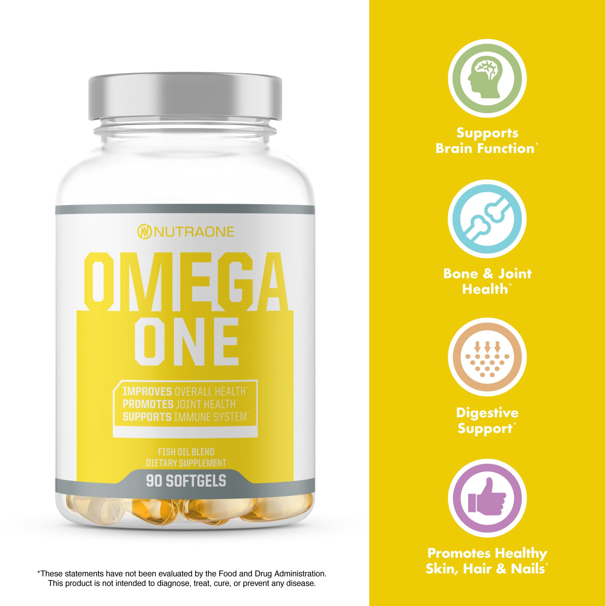 Foto 5 pulgar | Suplemento De Aceite De Pescado Omegaone Omegaone Omega-3 90 Píldoras - Venta Internacional.