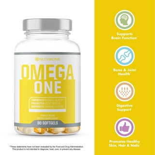 Foto 4 | Suplemento De Aceite De Pescado Omegaone Omegaone Omega-3 90 Píldoras - Venta Internacional.