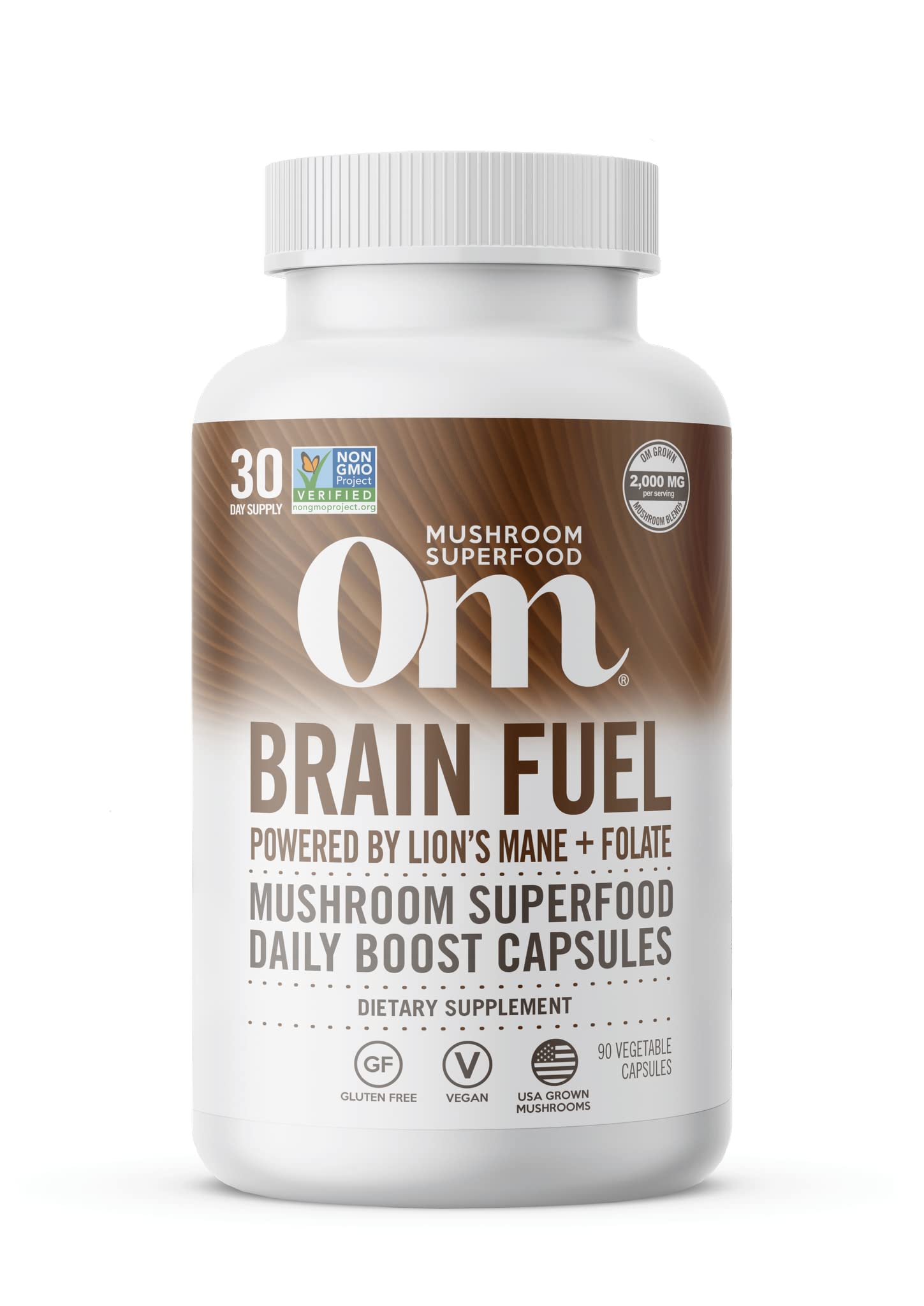 Foto 2 pulgar | Suplemento Om Mushroom Superfood Brain Fuel 90 Cápsulas - Venta Internacional