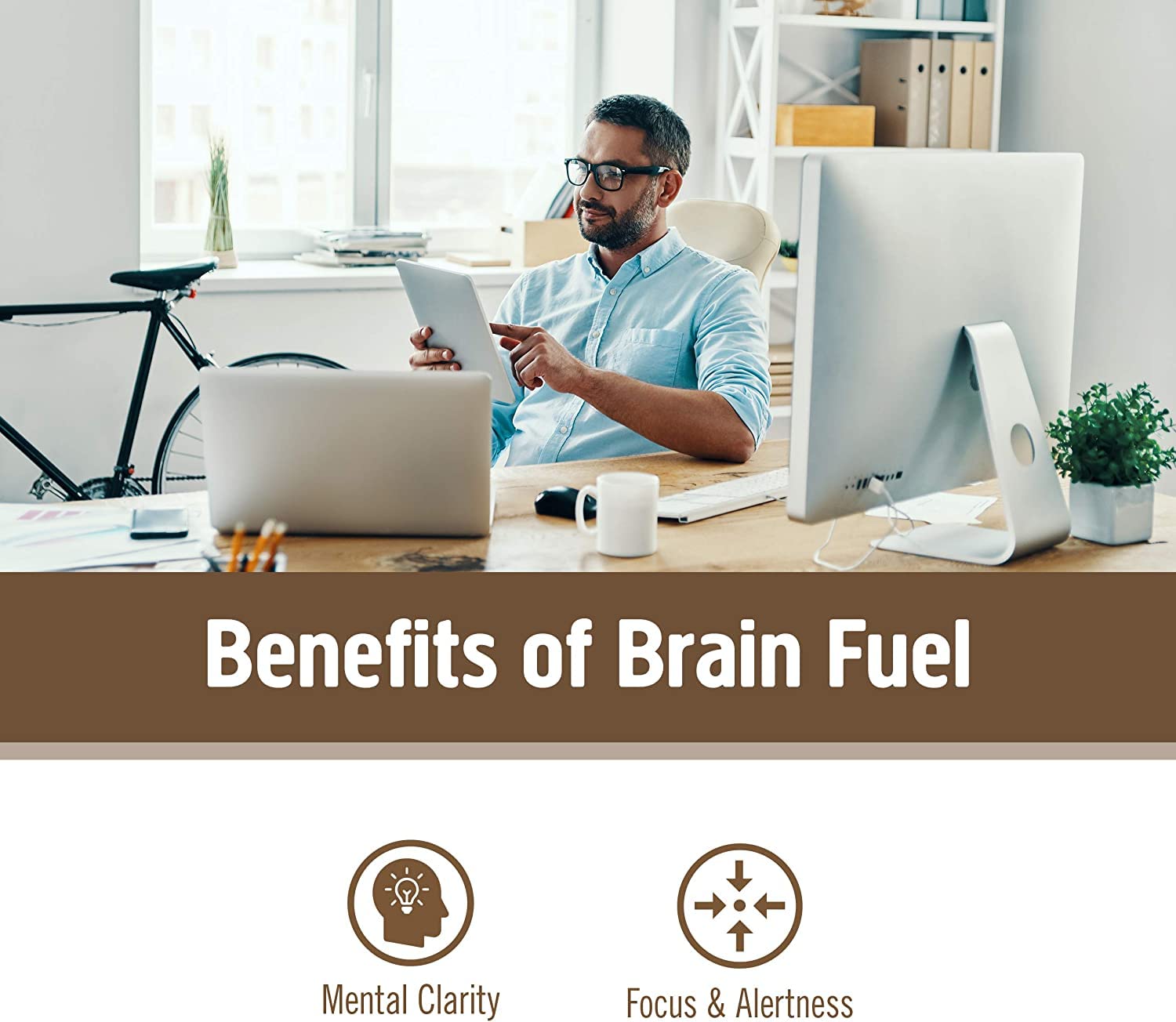 Foto 4 pulgar | Suplemento Om Mushroom Superfood Brain Fuel 90 Cápsulas - Venta Internacional
