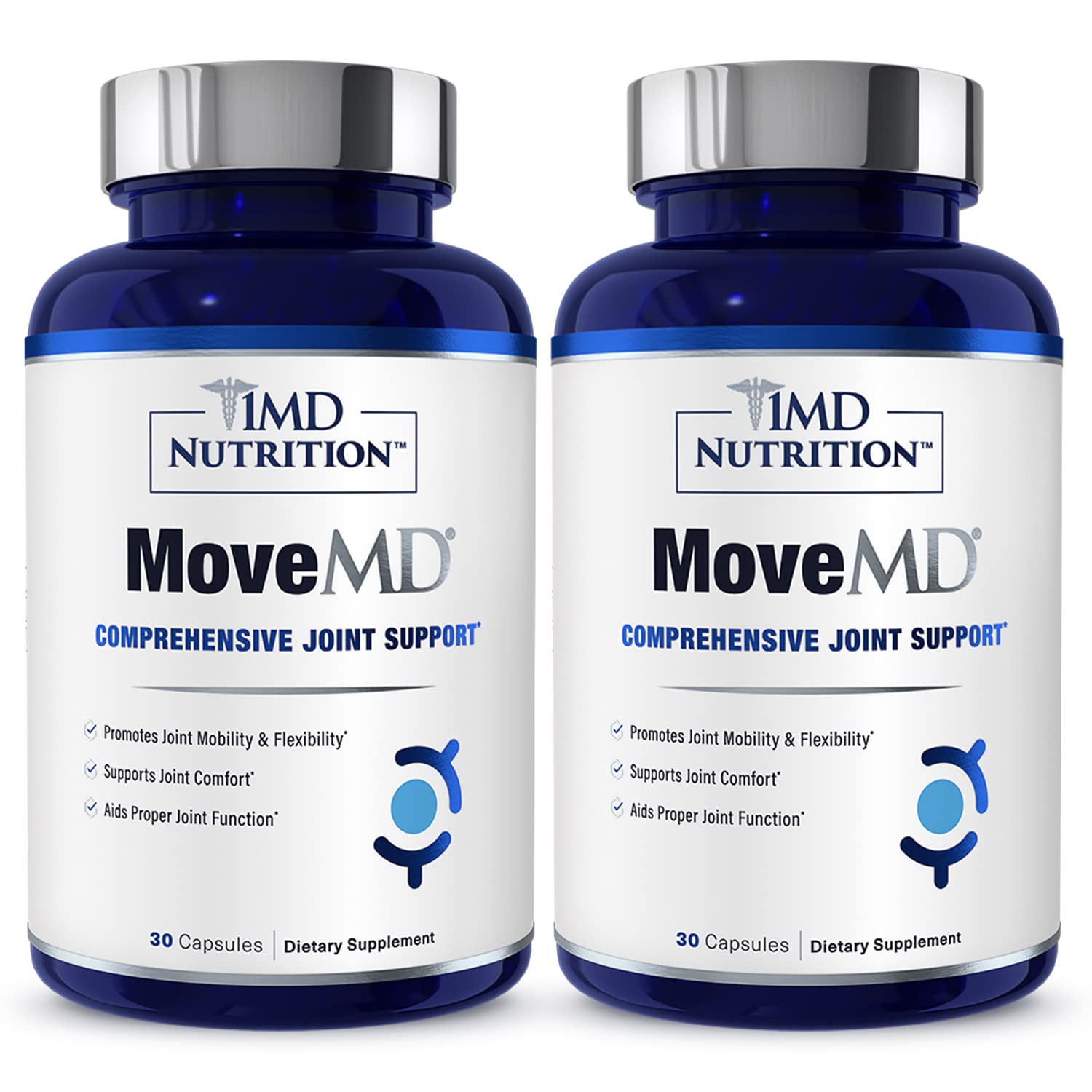 Foto 2 pulgar | Suplemento 1md Nutrition Movemd Joint Health, 60 Cápsulas, Paquete De 2 - Venta Internacional.