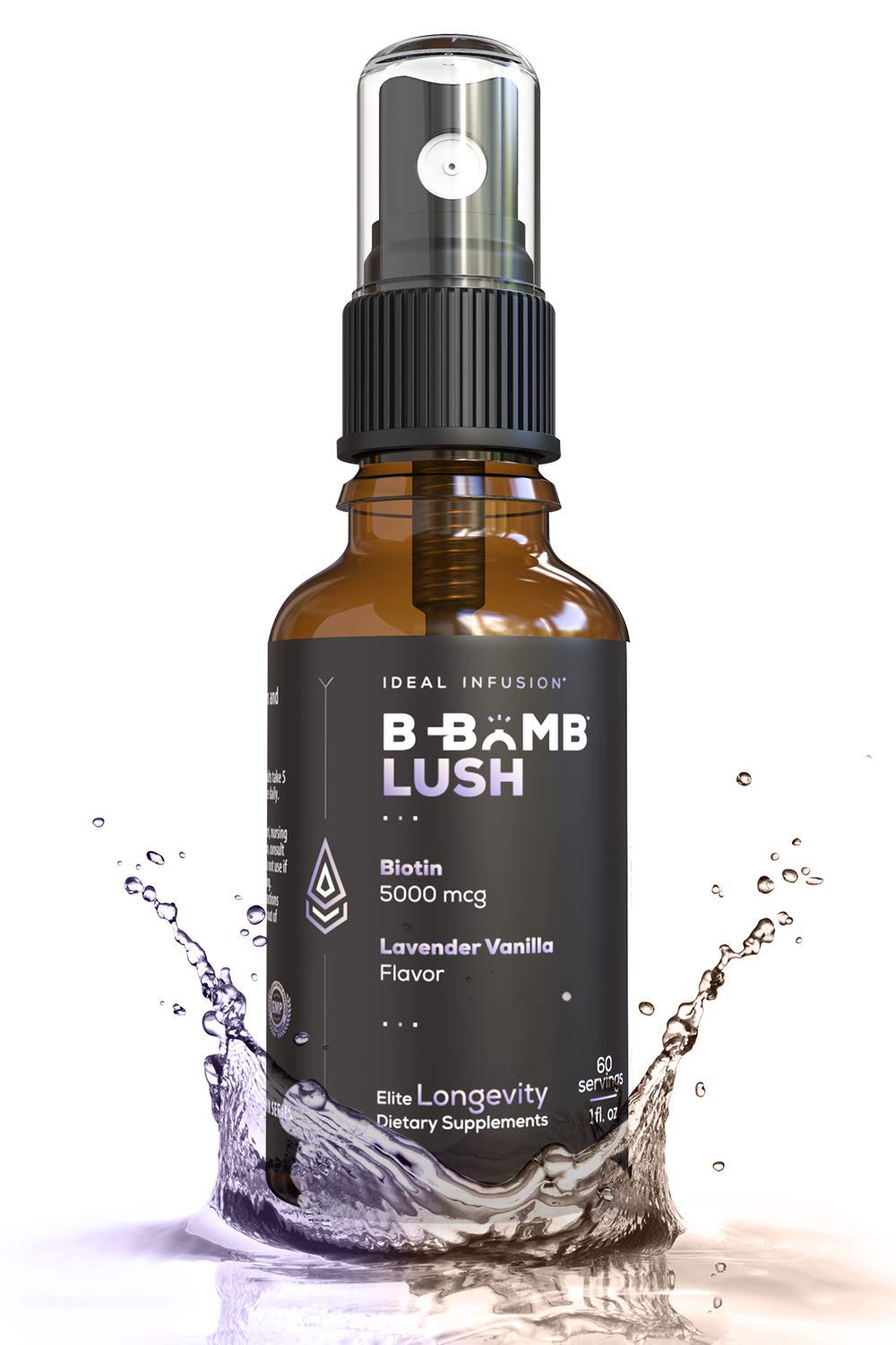 Suplemento Ideal Para Infusión De Biotina, 5000 Mcg, Líquido Sublingual - Venta Internacional.