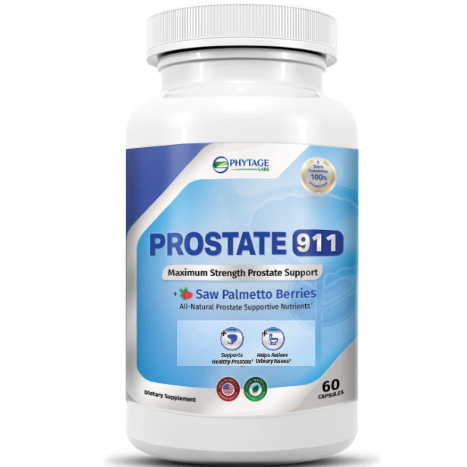 Foto 2 pulgar | Suplemento Phytage Labs Prostate 911 Men's Health Con Saw Pal - Venta Internacional.