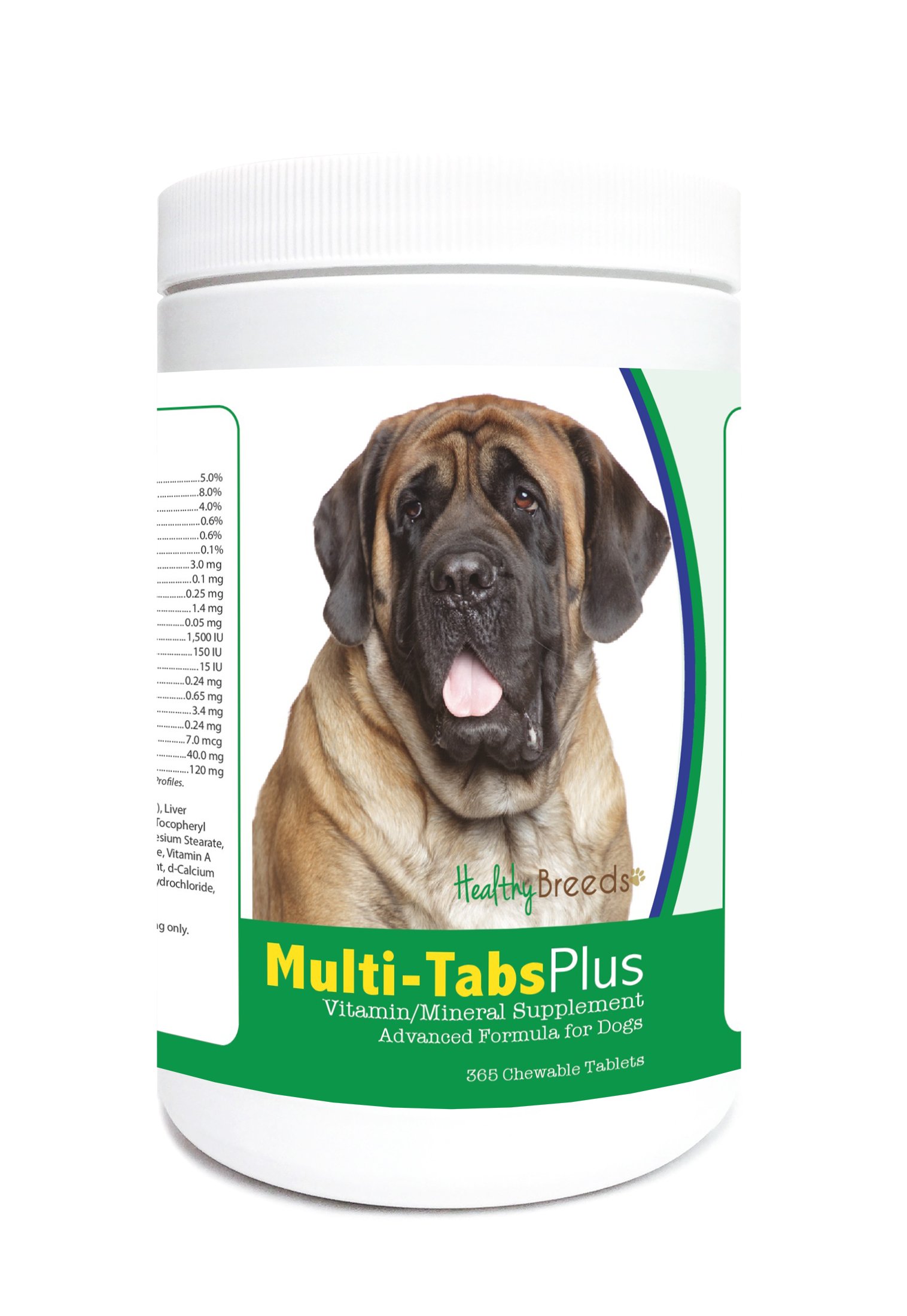 Foto 2 pulgar | Tabletas Masticables Para Perros Healthy Breeds Mastiff Multi-tabs Plus - Venta Internacional.
