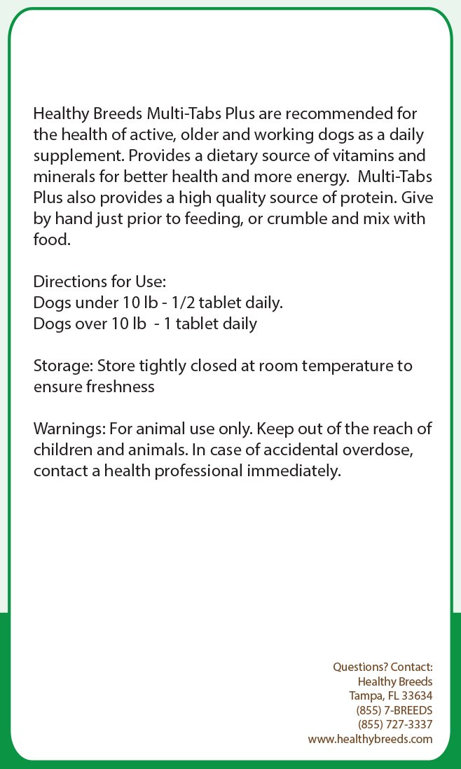 Foto 3 pulgar | Tabletas Masticables Para Perros Healthy Breeds Mastiff Multi-tabs Plus - Venta Internacional.