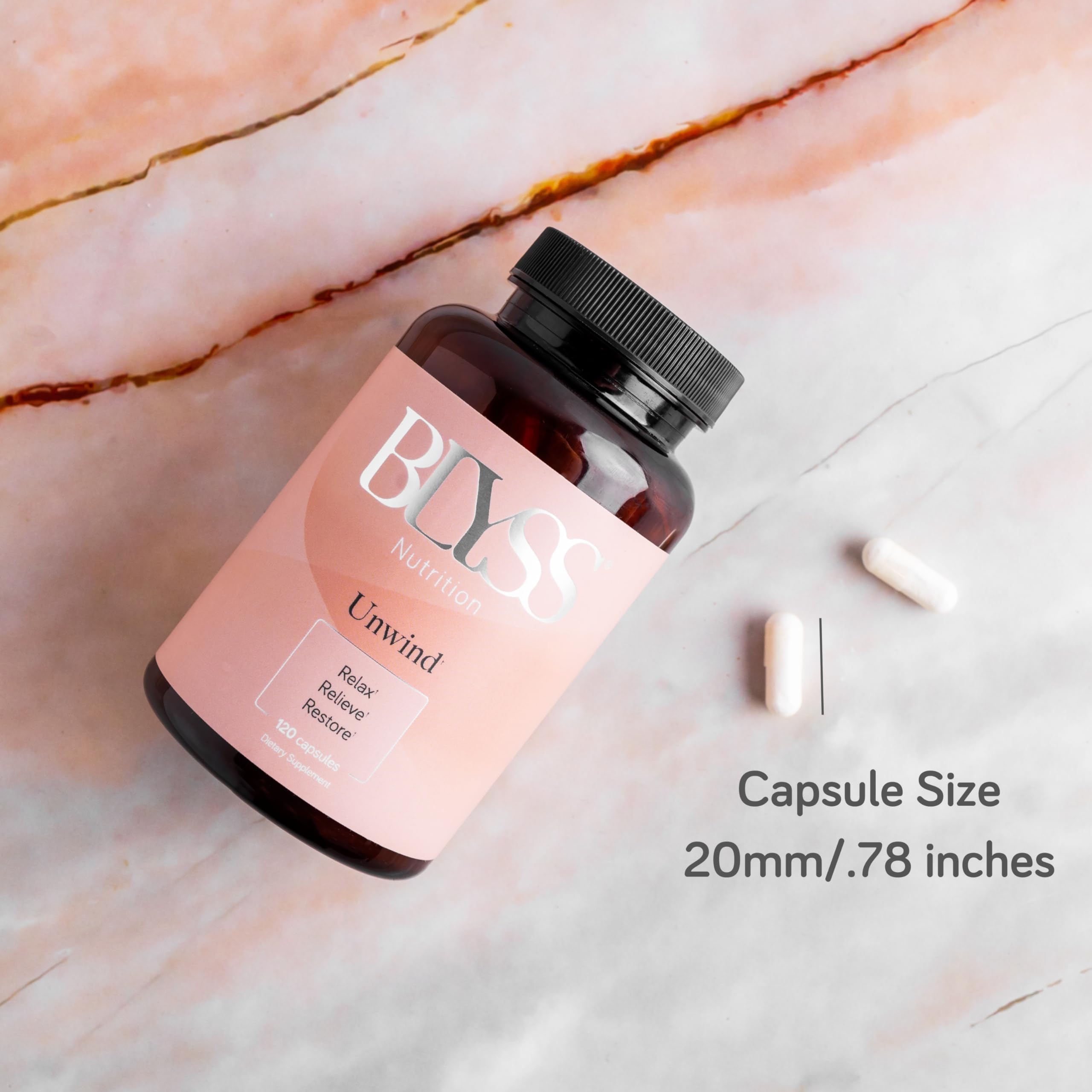 Foto 4 | Cápsulas De Bisglicinato De Magnesio Blyss Nutrition 200 Mg - Venta Internacional.