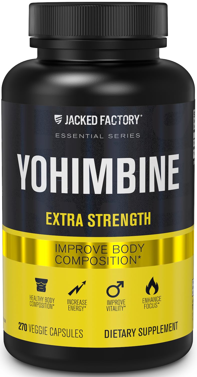 Foto 2 pulgar | Suplemento Jacked Factory Yohimbine Extra Strength 270 Cápsulas - Venta Internacional