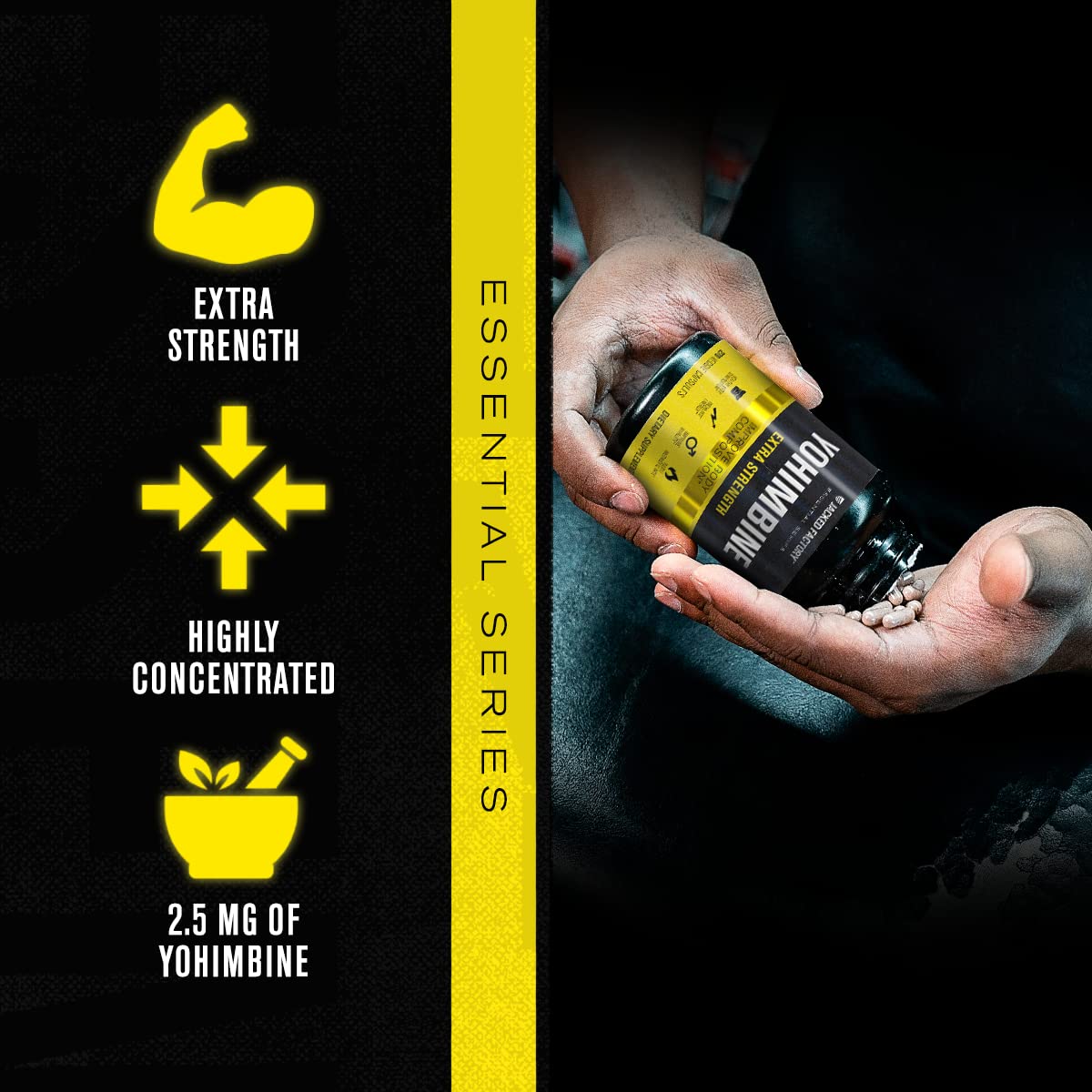 Foto 5 pulgar | Suplemento Jacked Factory Yohimbine Extra Strength 270 Cápsulas - Venta Internacional