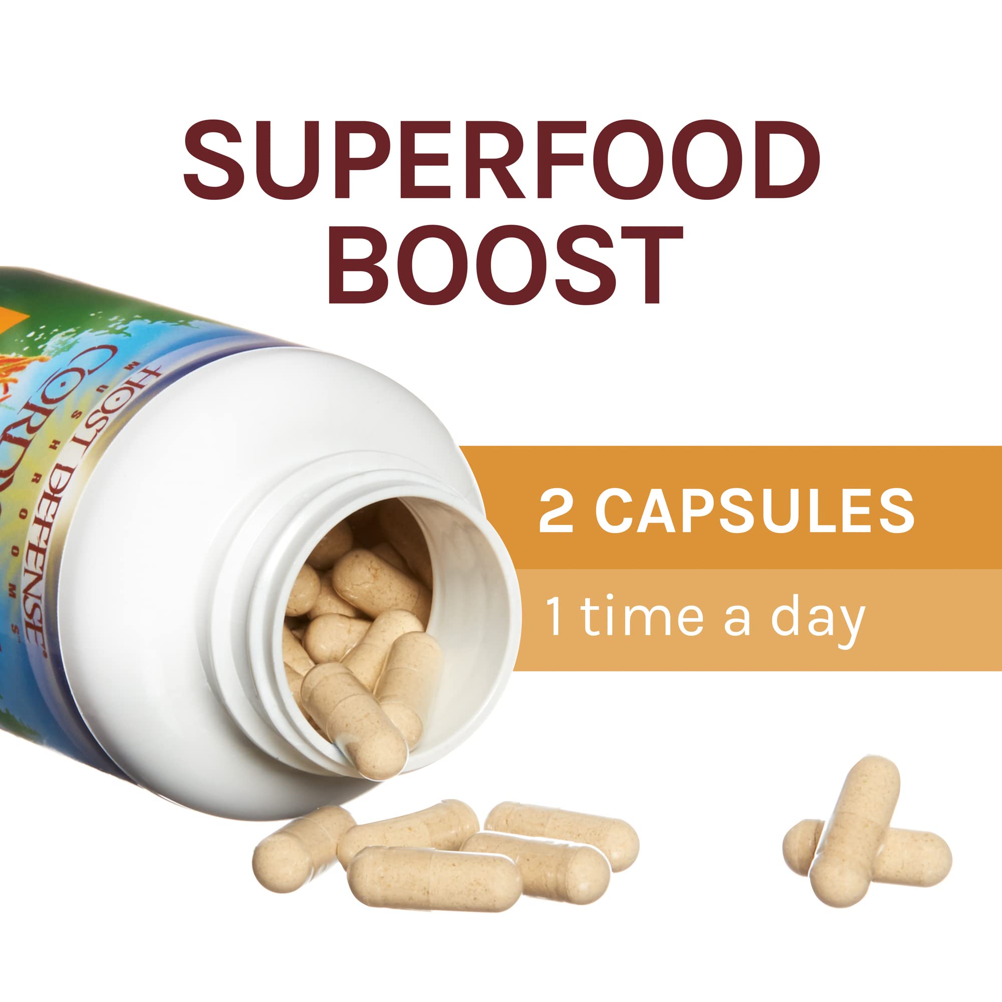 Foto 6 pulgar | Suplemento Host Defense Cordyceps Capsules 120 Unidades - Venta Internacional