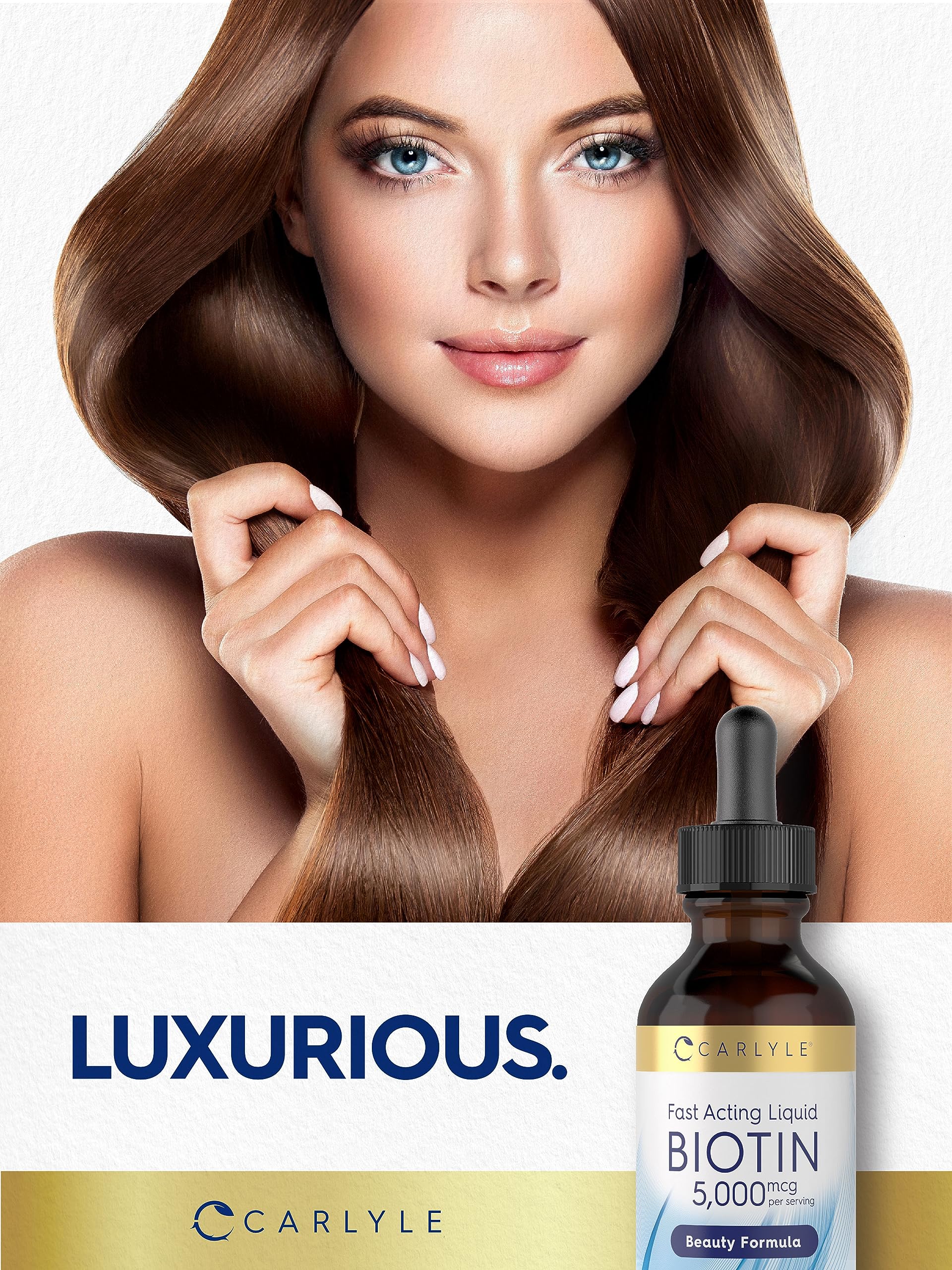 Foto 8 pulgar | Suplemento Carlyle Biotin Liquid Drops 5000 Mcg 120 Ml - Venta Internacional.