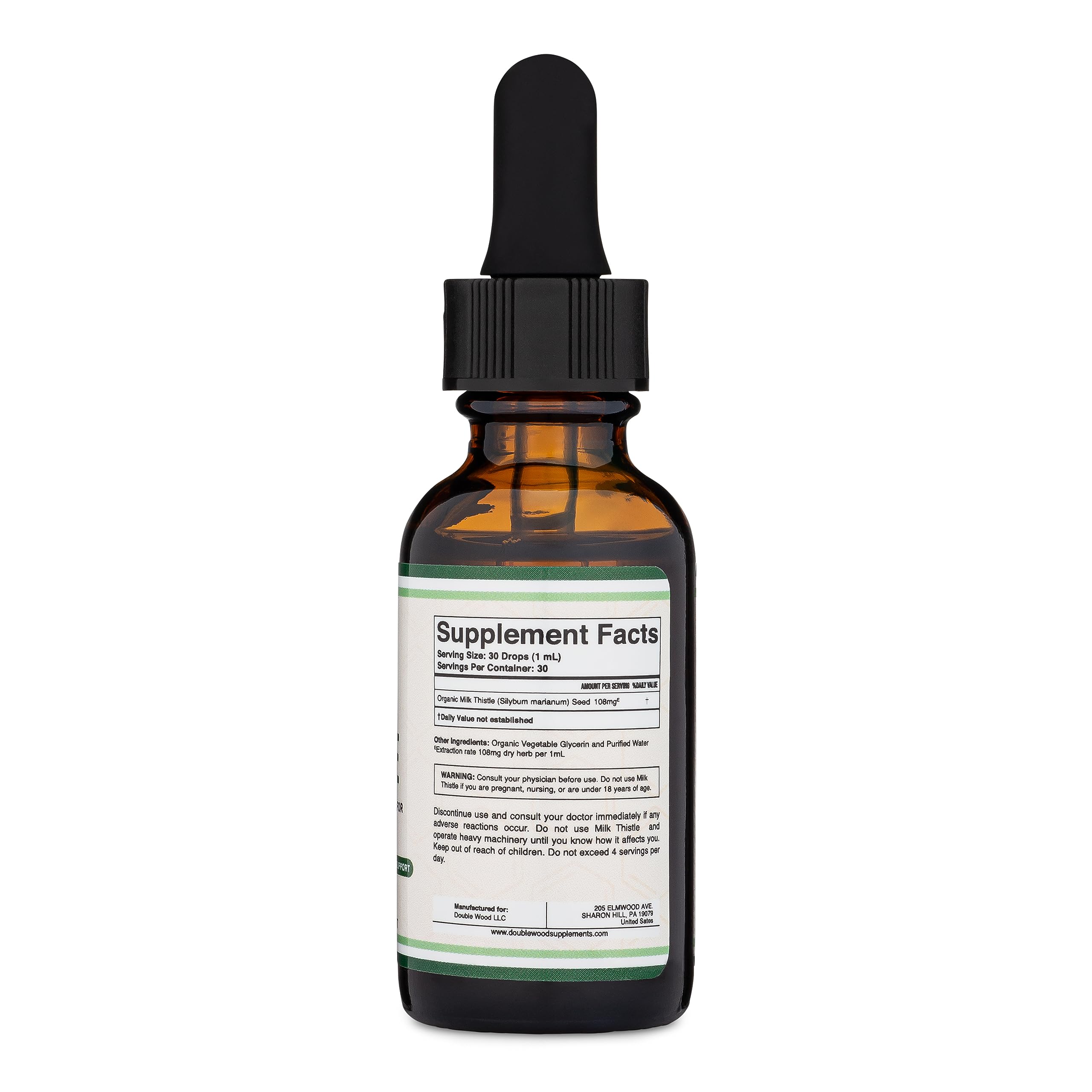 Foto 3 pulgar | Suplemento Double Wood Milk Thistle Detox 30 Ml - Venta Internacional