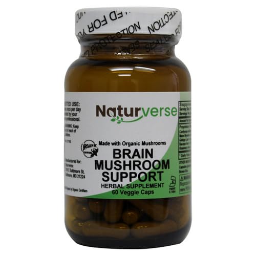 Foto 2 pulgar | Suplemento Naturverse Brain Mushroom Support Cog 60 Vegcaps - Venta Internacional.