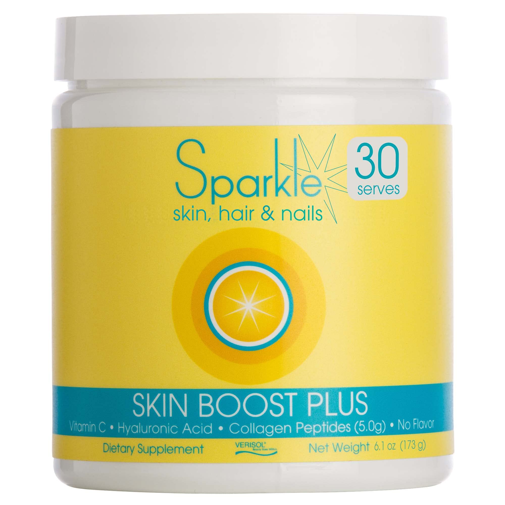 Foto 2 pulgar | Colágeno En Polvo Sparkle Skin Boost Plus Sabor A Naranja - Venta Internacional.