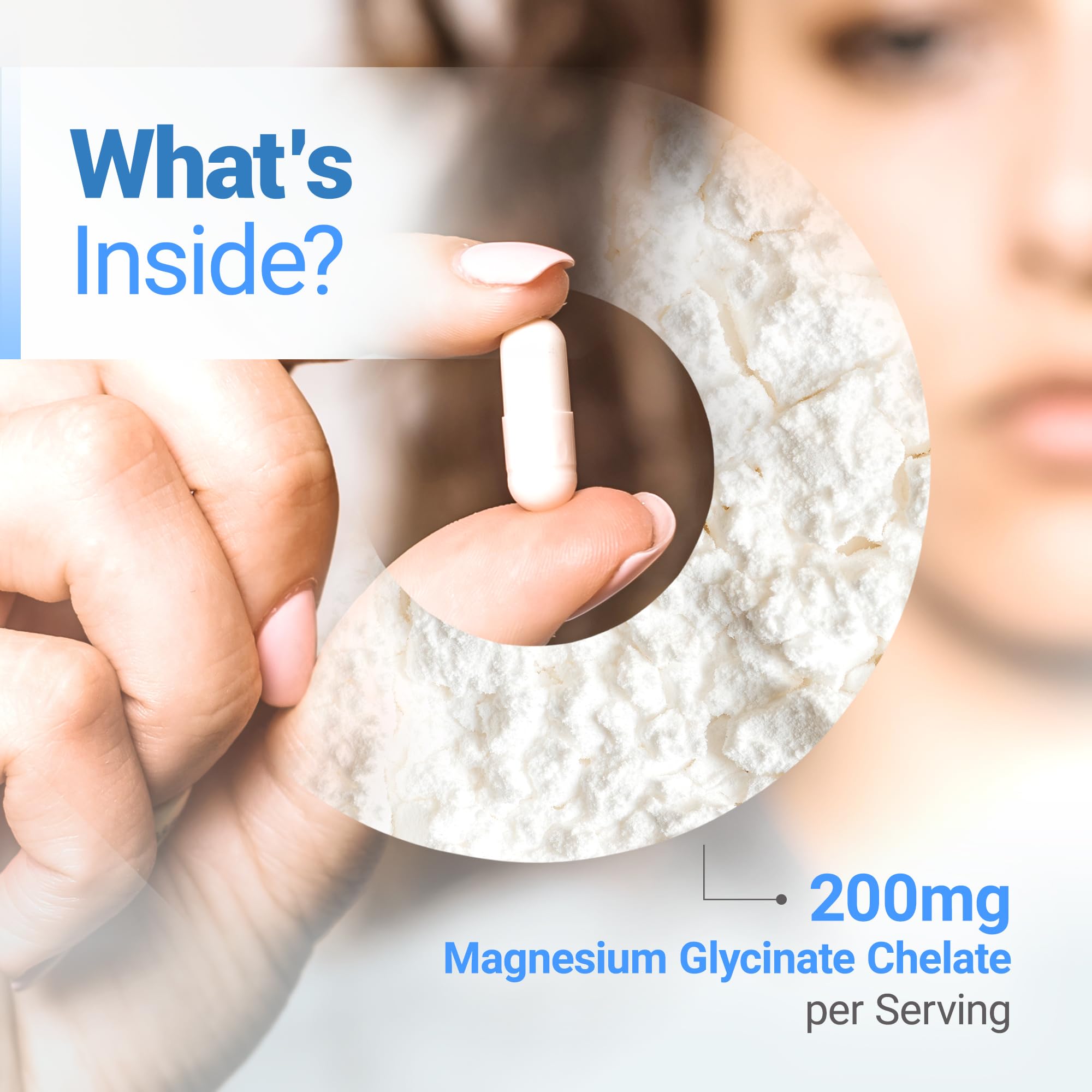 Foto 4 pulgar | Suplemento De Glicinato De Magnesio Nested Naturals 200 Mg 240 Cápsulas - Venta Internacional.