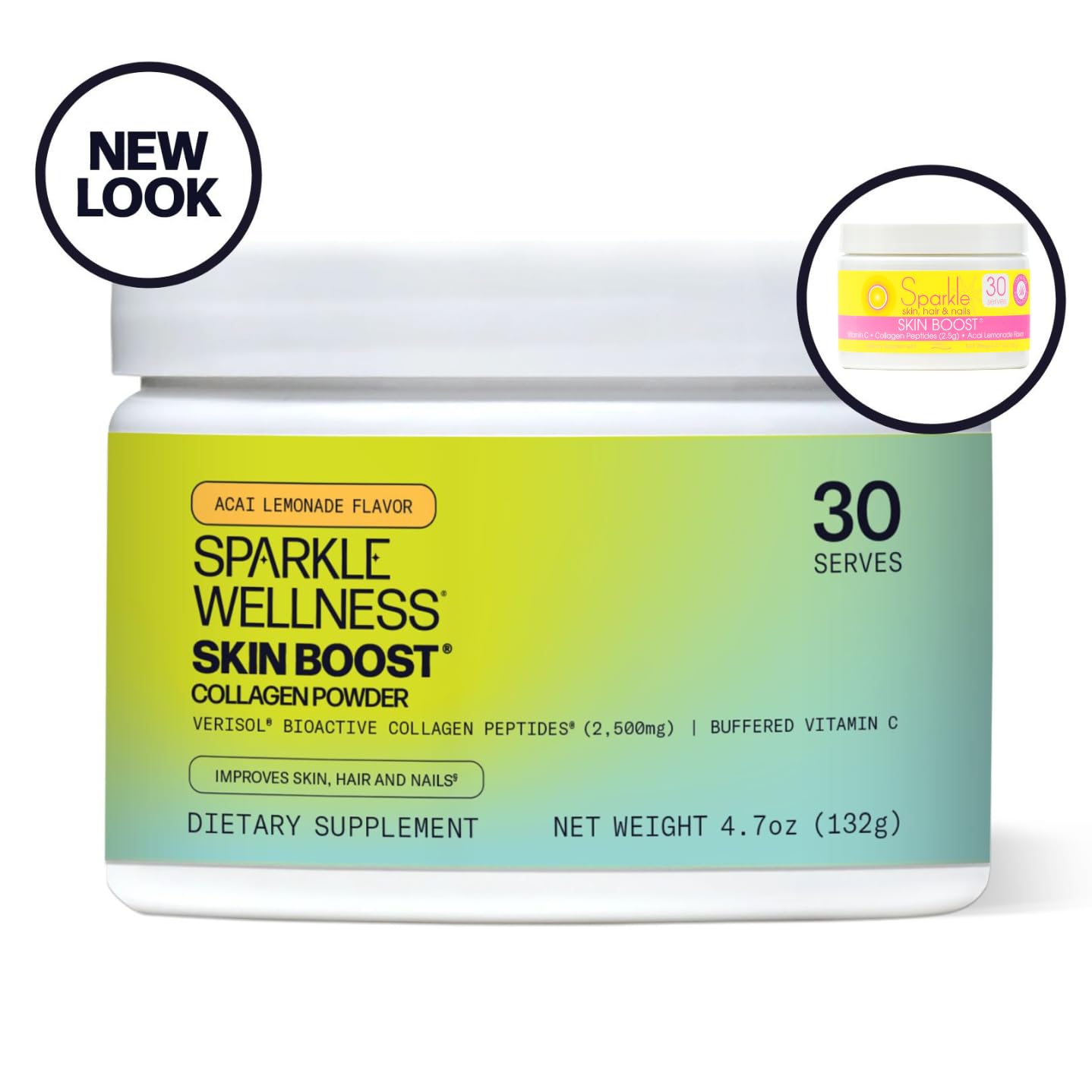 Foto 3 pulgar | Suplemento De Colágeno En Polvo Sparkle Wellness Skin Boost - Venta Internacional.