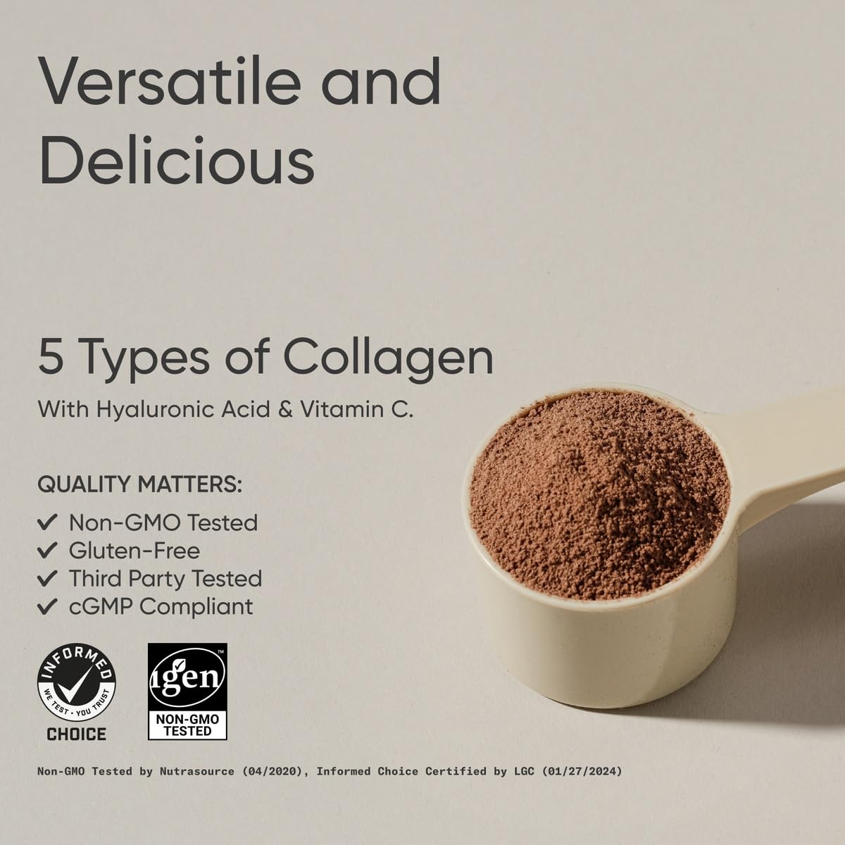 Foto 2 | Proteína de Colágeno en Polvo Sports Research Multi Type I II III V X - Venta Internacional