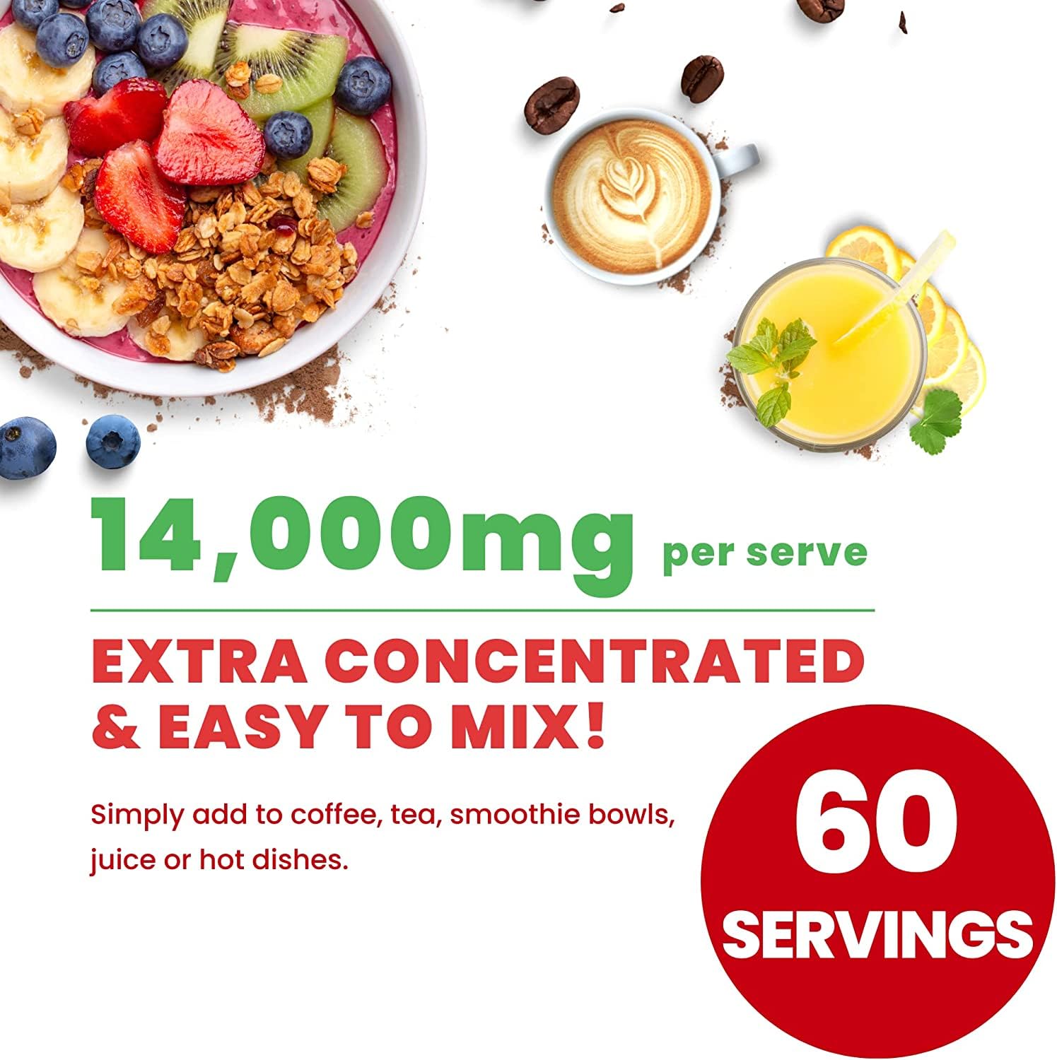 Foto 6 pulgar | Nutrientes Nutritivos Con Extracto De Hongos En Polvo, 60 G, 14 Veces Más Fuertes - Venta Internacional.