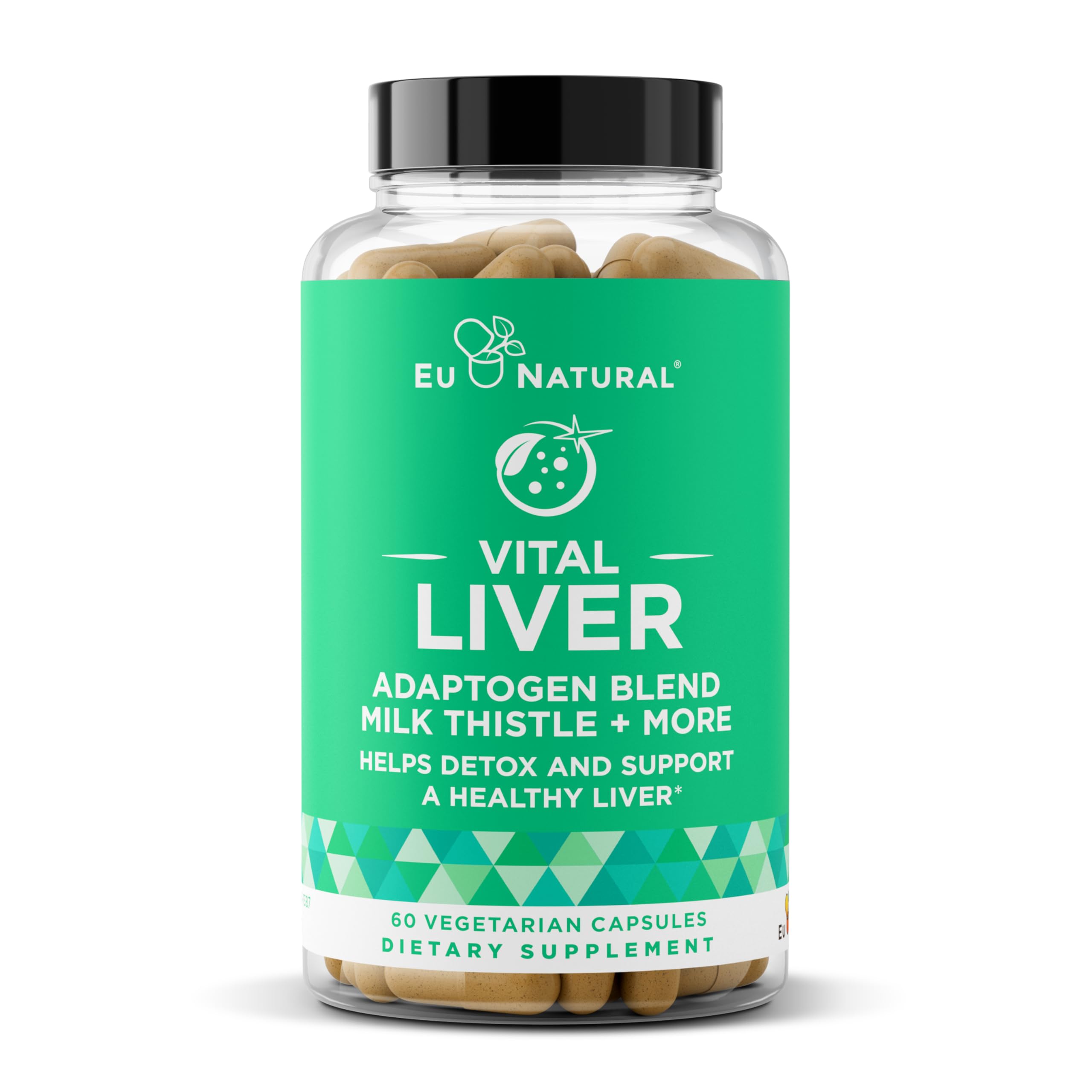 Foto 2 pulgar | Suplemento Eu Natural Vital Liver Cleanse 9 En 1, 60 Cápsulas - Venta Internacional.