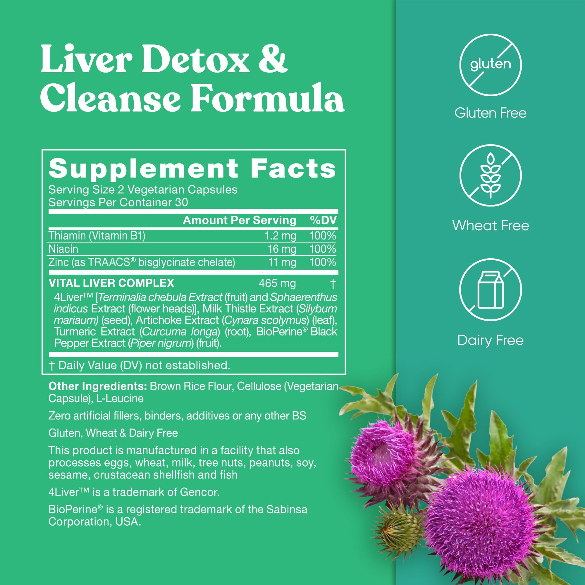 Foto 7 pulgar | Suplemento Eu Natural Vital Liver Cleanse 9 En 1, 60 Cápsulas - Venta Internacional.