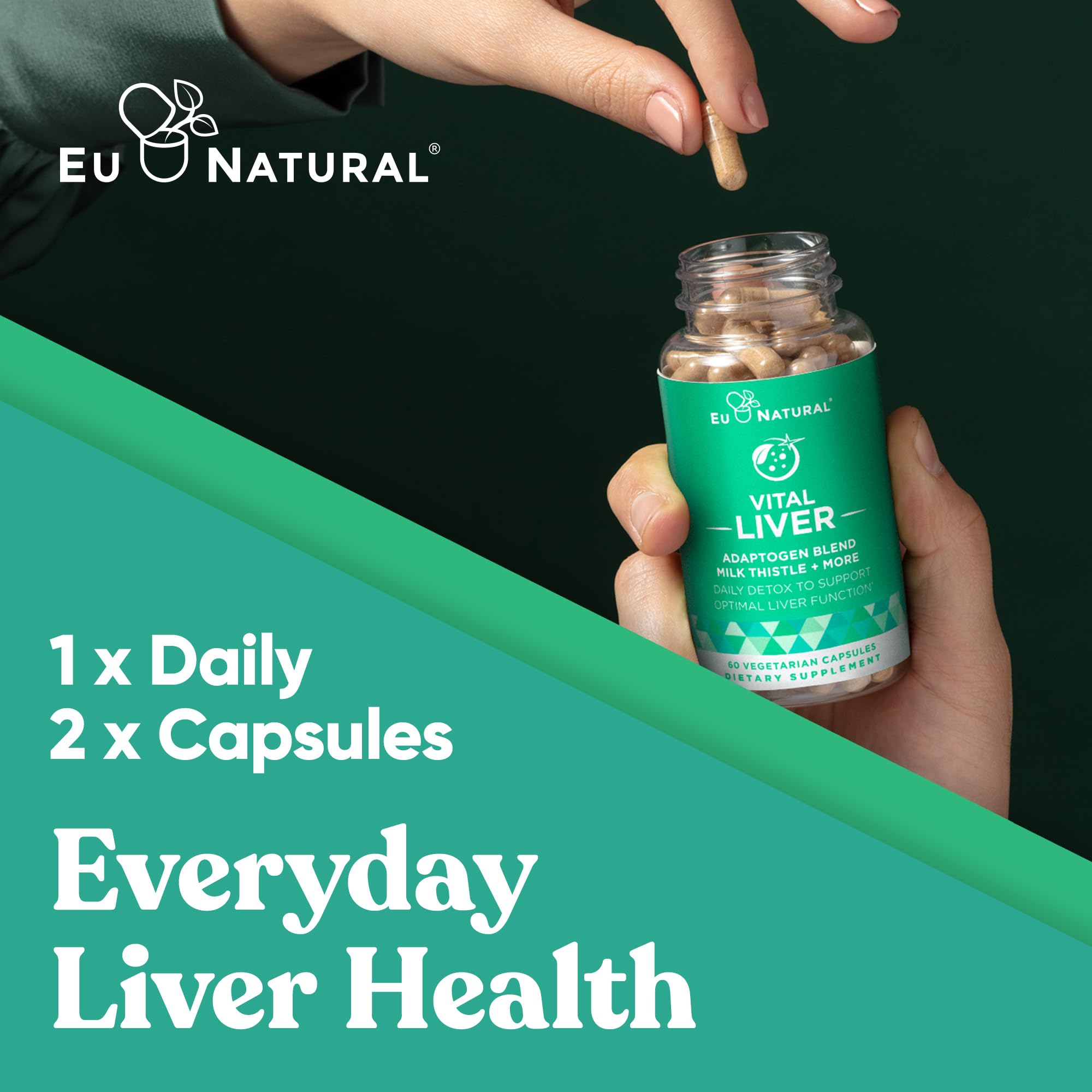 Foto 8 pulgar | Suplemento Eu Natural Vital Liver Cleanse 9 En 1, 60 Cápsulas - Venta Internacional.