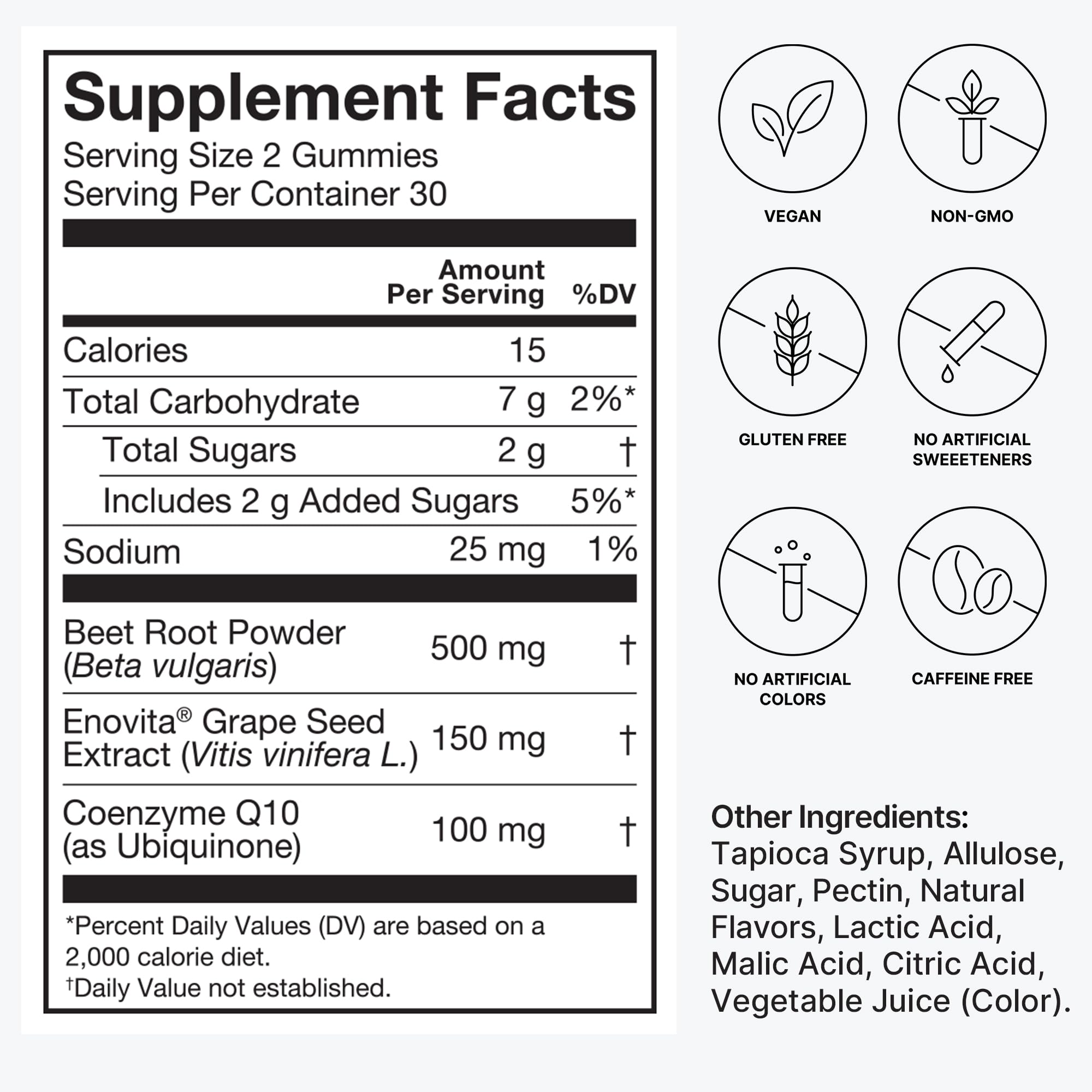 Foto 3 pulgar | Suplementos Humann Superbeets Heart Gomies Advanced 60u - Venta Internacional.