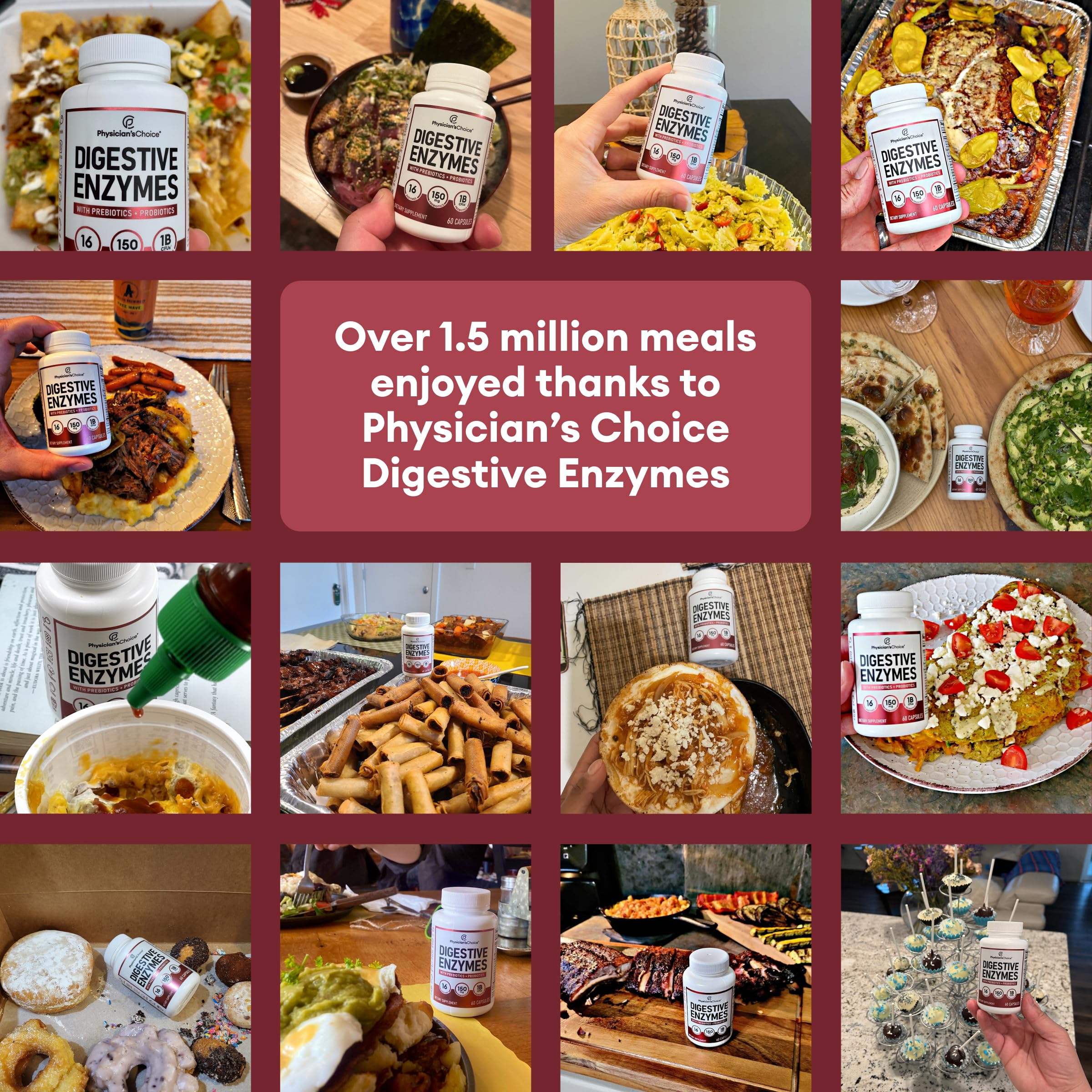 Foto 8 pulgar | Enzimas Digestivas, Elección Del Médico Para La Salud Digestiva 90 Ct - Venta Internacional.