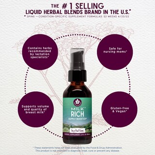 Foto 3 | Suplemento Wishgarden Herbs, Rico En Leche, Con Ruda De Cabra, 60 Ml - Venta Internacional.
