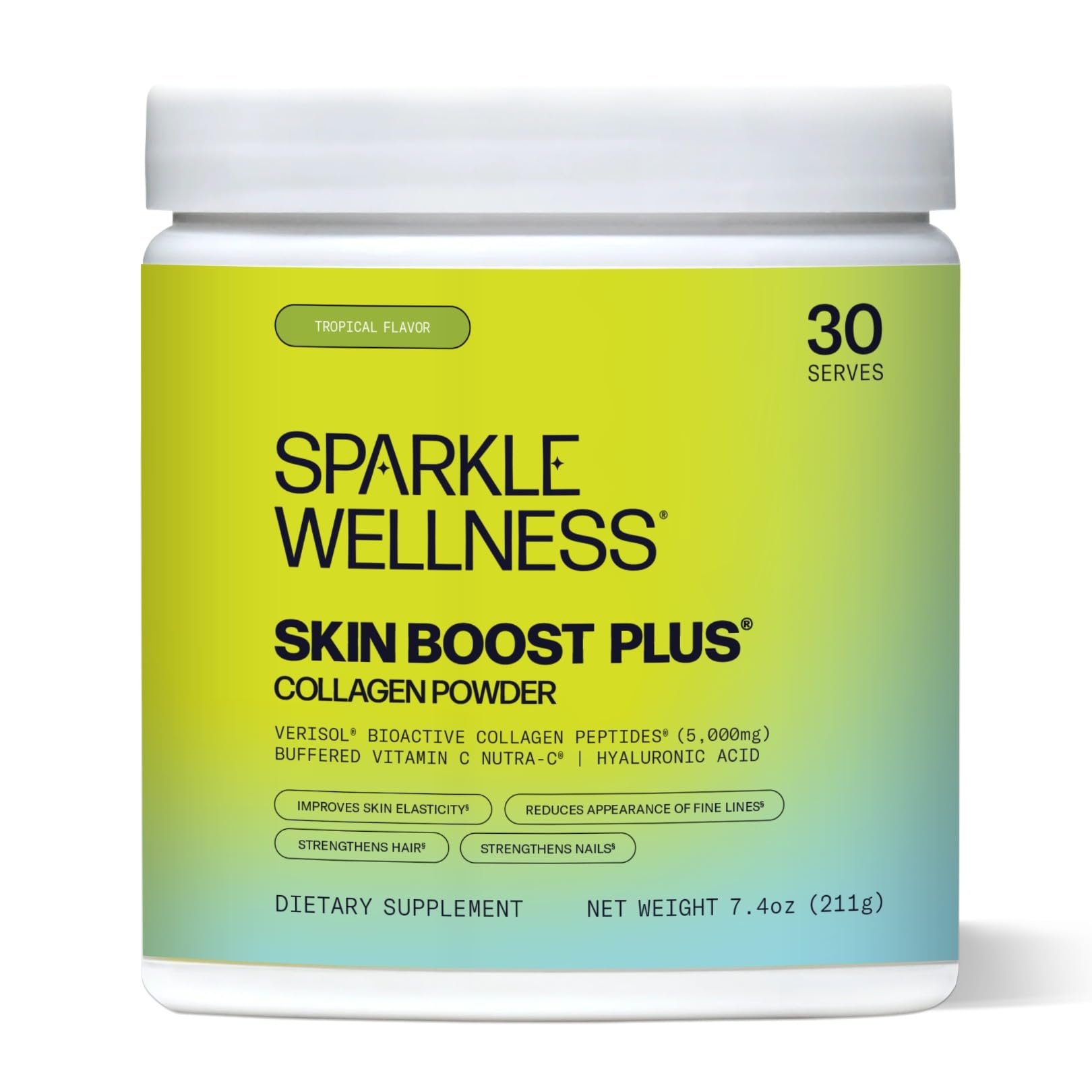 Foto 2 pulgar | Suplemento De Colágeno En Polvo Sparkle Wellness Skin Boost Plus - Venta Internacional.