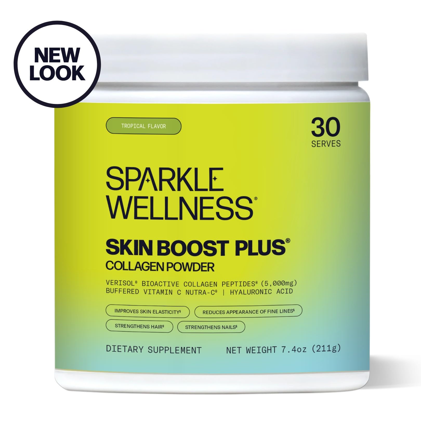 Foto 3 pulgar | Suplemento De Colágeno En Polvo Sparkle Wellness Skin Boost Plus - Venta Internacional.
