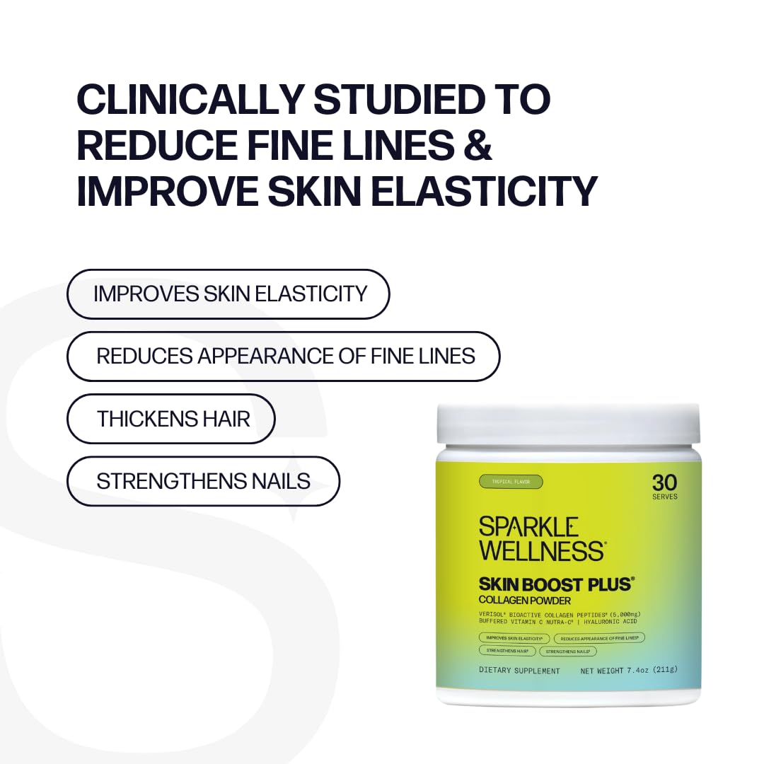 Foto 4 pulgar | Suplemento De Colágeno En Polvo Sparkle Wellness Skin Boost Plus - Venta Internacional.