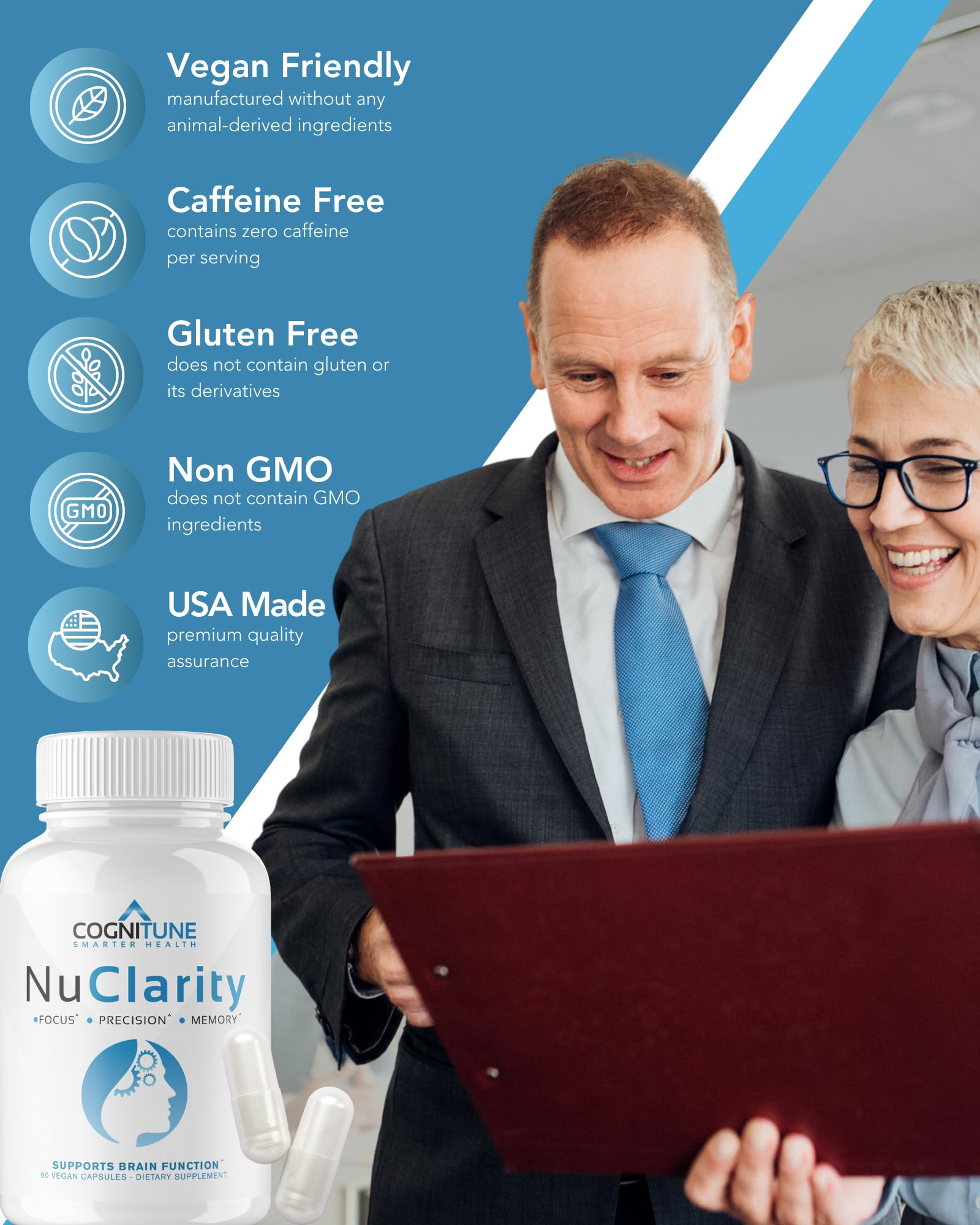 Foto 4 | Suplemento Cognitune Nuclarity Nootrópico Brain Support - Venta Internacional