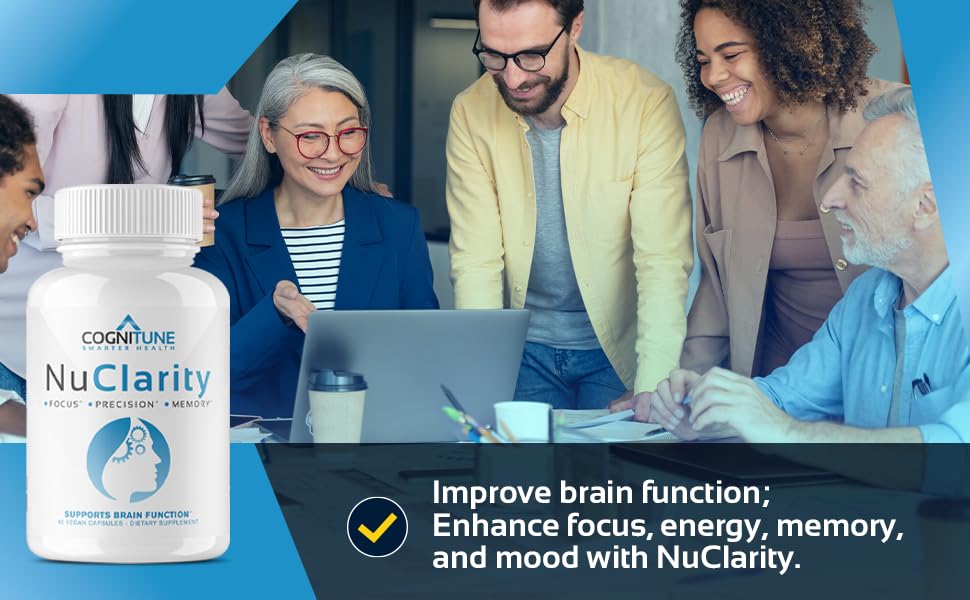 Foto 8 pulgar | Suplemento Cognitune Nuclarity Nootrópico Brain Support - Venta Internacional