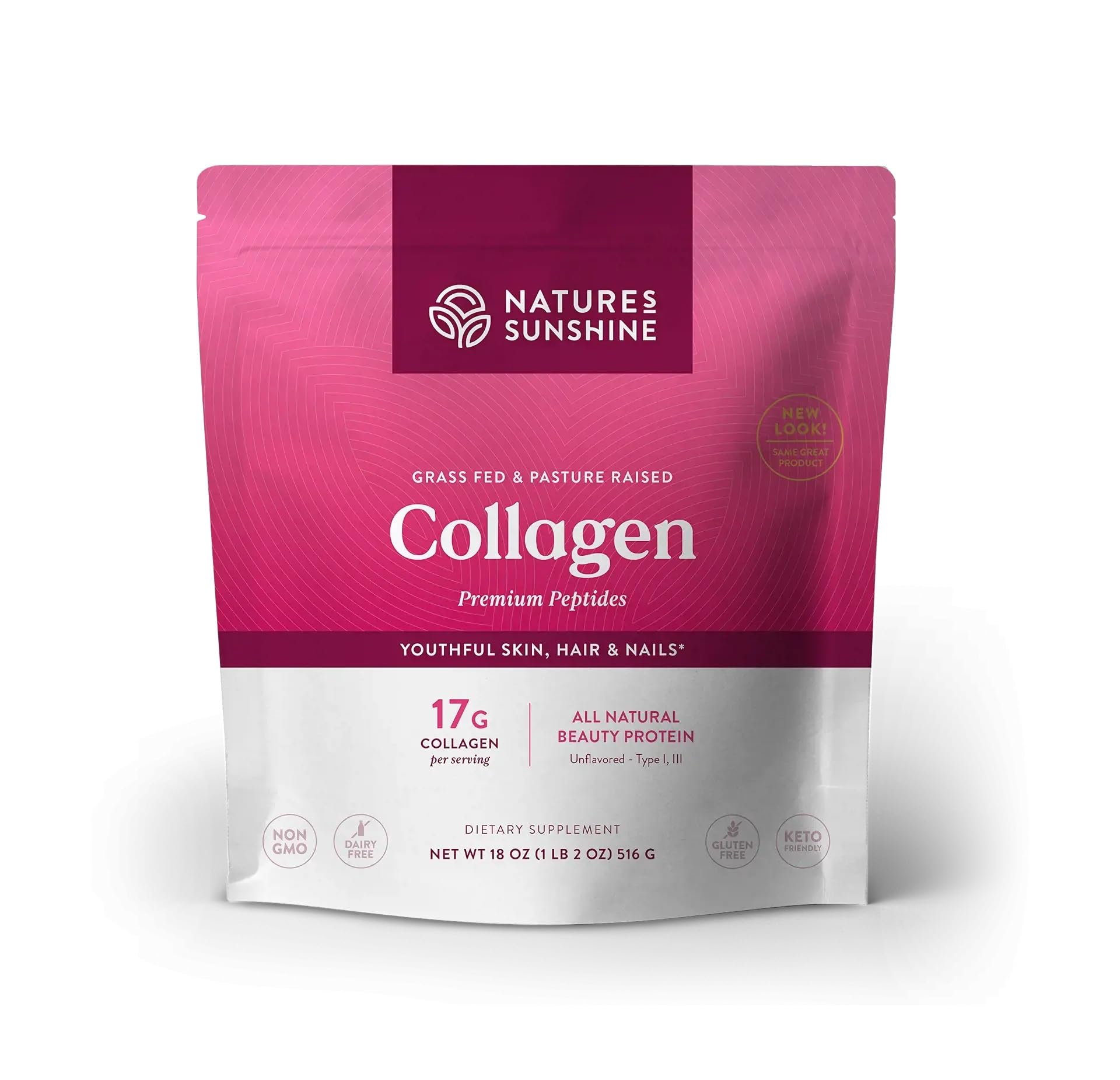 Foto 2 pulgar | Colágeno en Polvo Nature's Sunshine Tipo I Y Iii 500 Ml - Venta Internacional