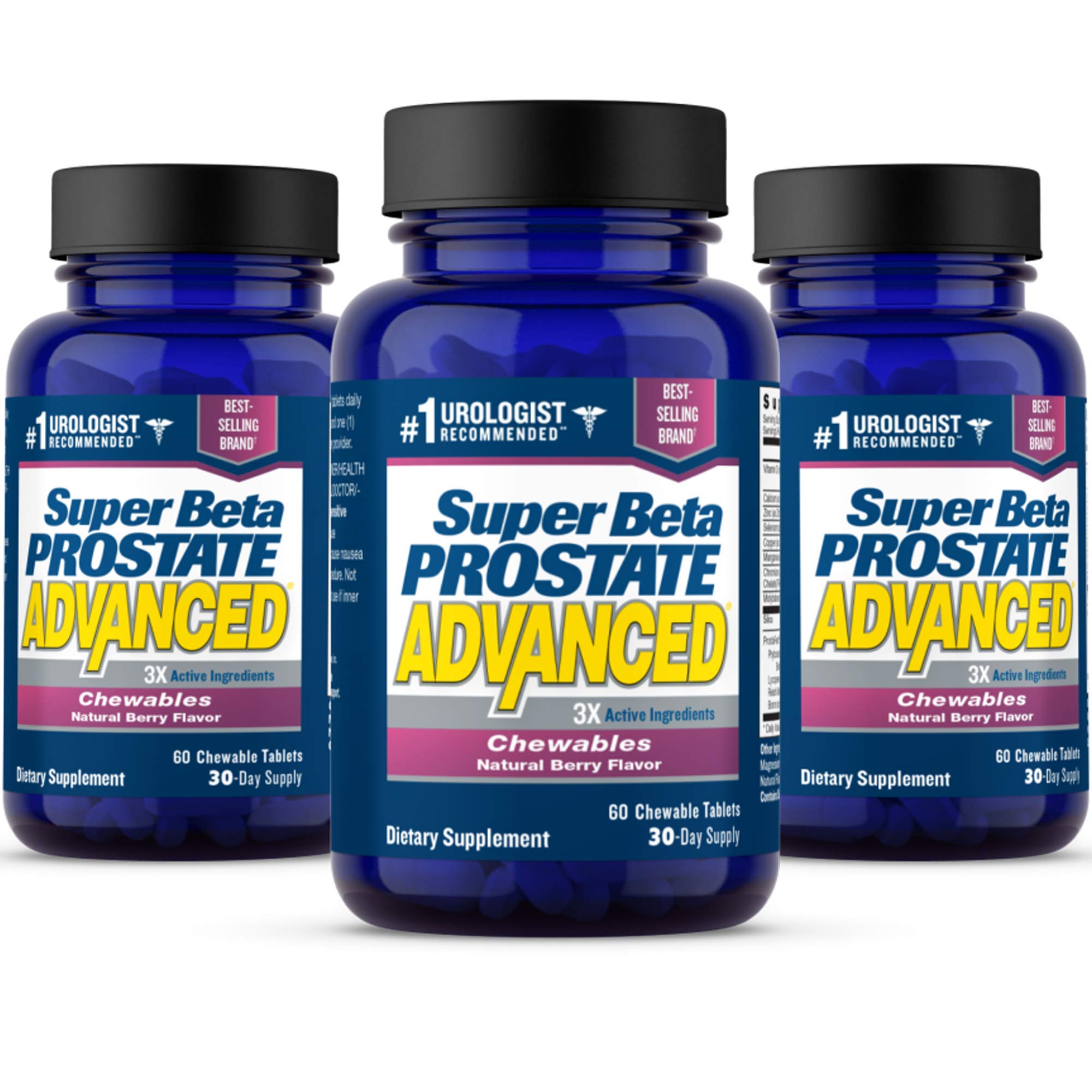 Foto 2 pulgar | Suplemento New Vitality Super Beta Prostate Advanced, Masticable - Venta Internacional.
