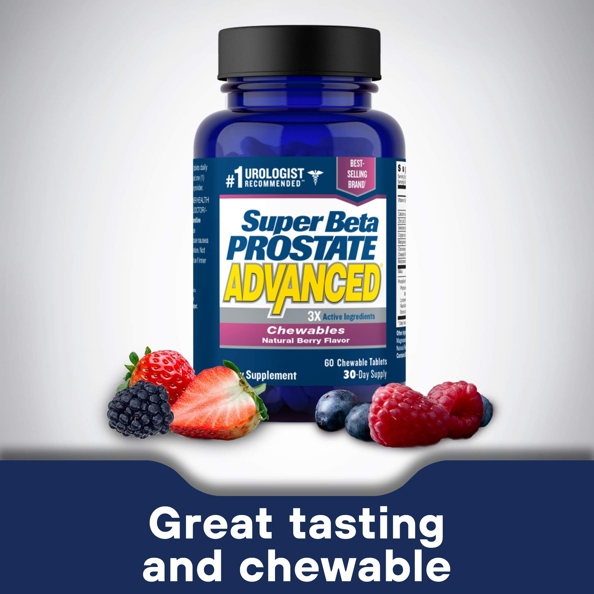 Foto 3 pulgar | Suplemento New Vitality Super Beta Prostate Advanced, Masticable - Venta Internacional.