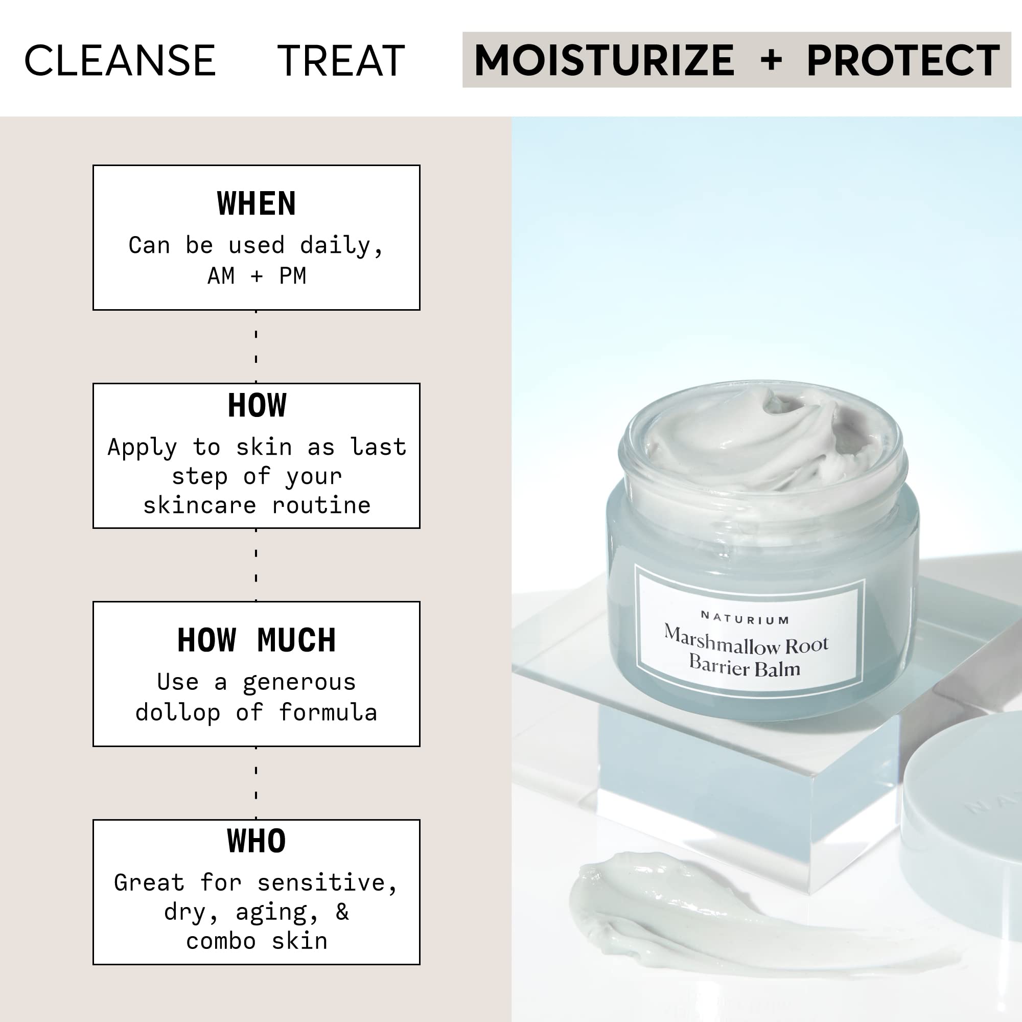 Foto 3 pulgar | Barrier Balm Naturium, Raíz De Malvavisco, 50 Ml, Hidratante Para Piel - Venta Internacional.