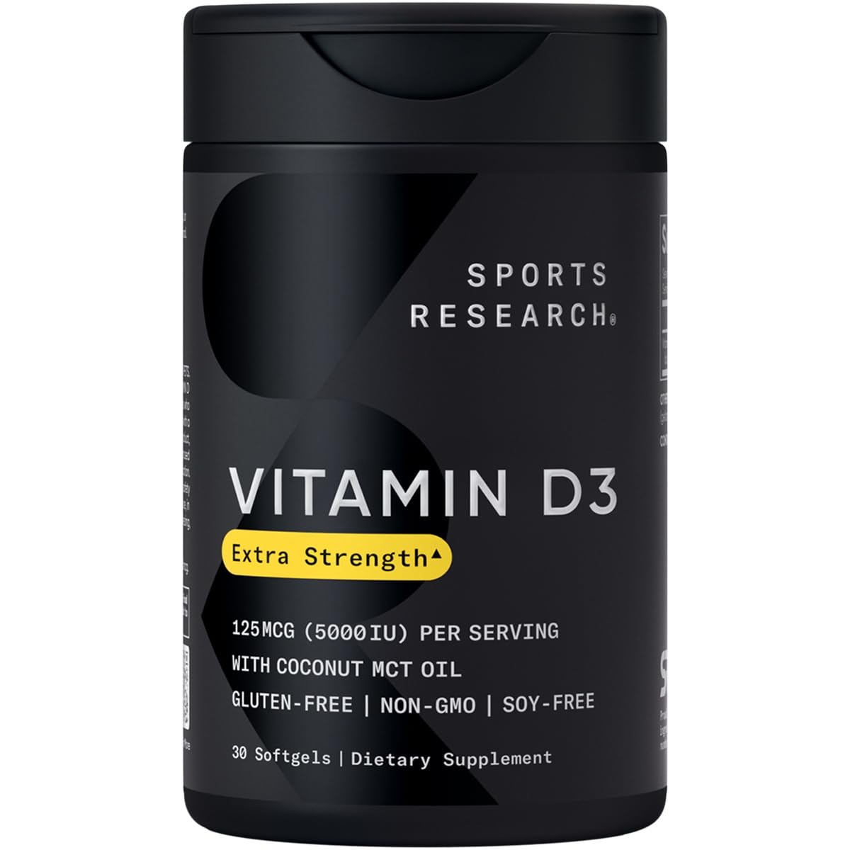 Foto 2 pulgar | Suplemento Sports Research Vitamina D3 5000 UI con Aceite de Coco Orgánico 30 Cápsulas Blandas  - Venta Internacional